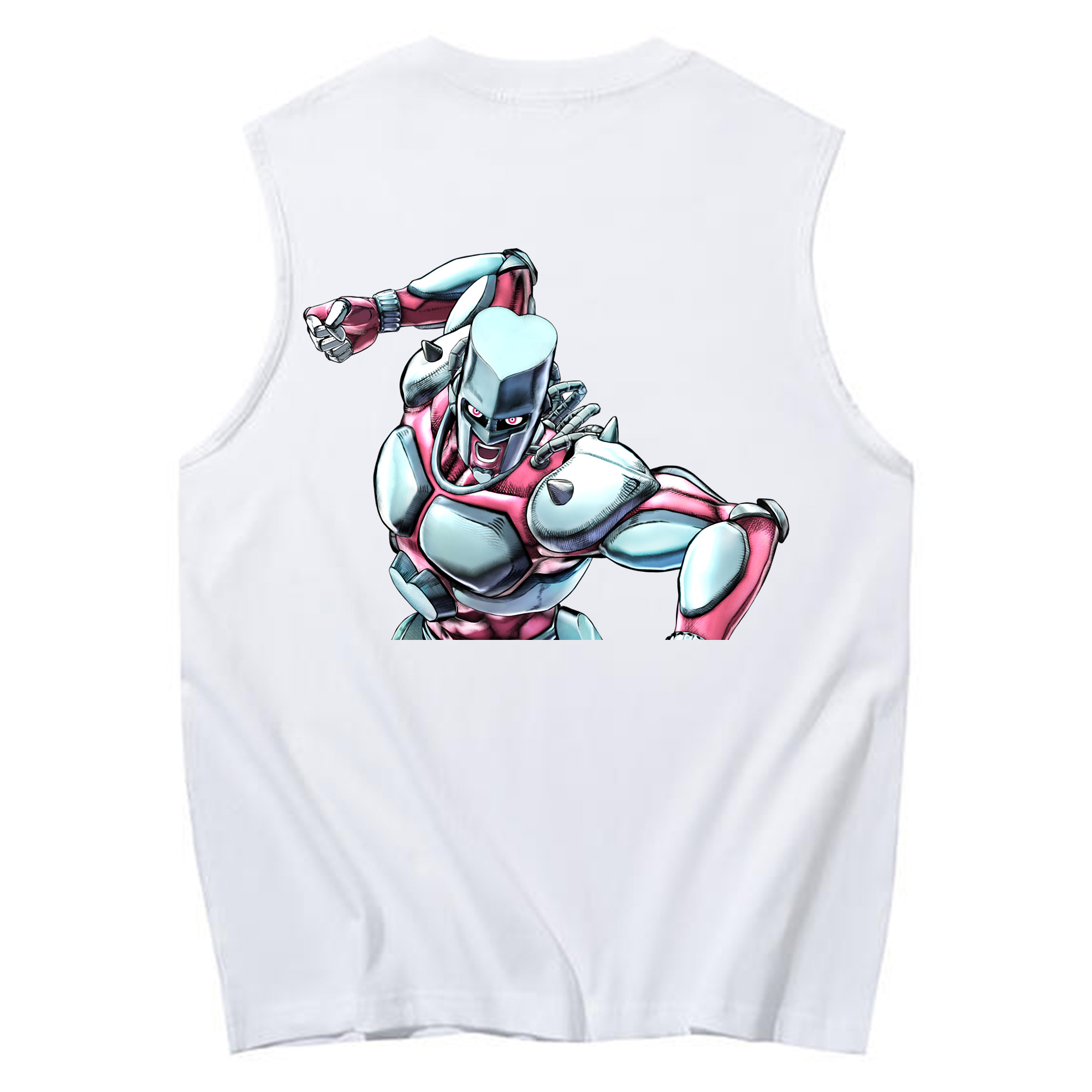 （画像用） ジョジョの奇妙な冒険 ひがしかた じょうすけ JoJo's Bizarre Adventure Higashikata Josuke コットン100％タンクトップ（背面プリント）