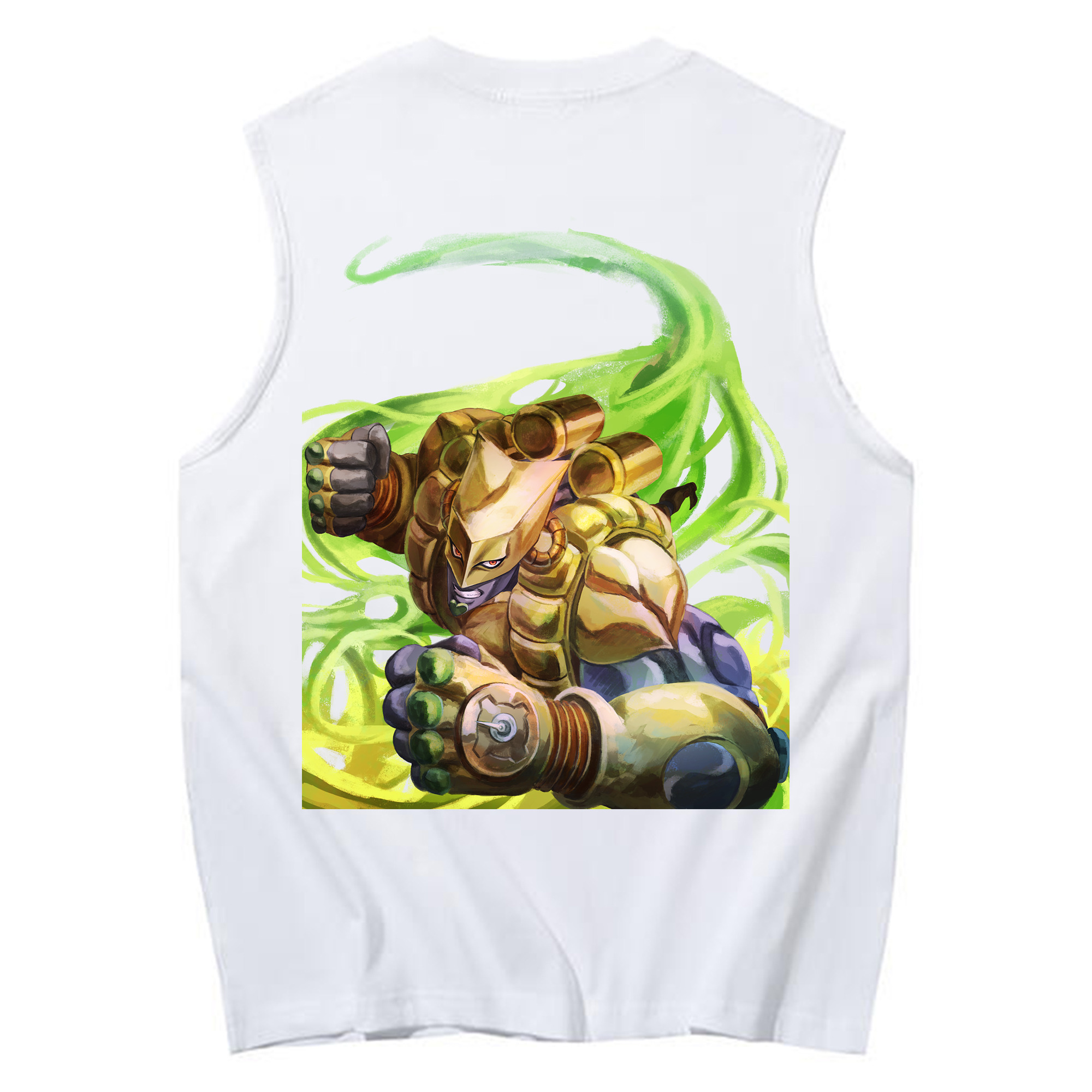 （画像用） ジョジョの奇妙な冒険 ディオ?ブランドー JoJo's Bizarre Adventure Dio Brando コットン100％タンクトップ（背面プリント）