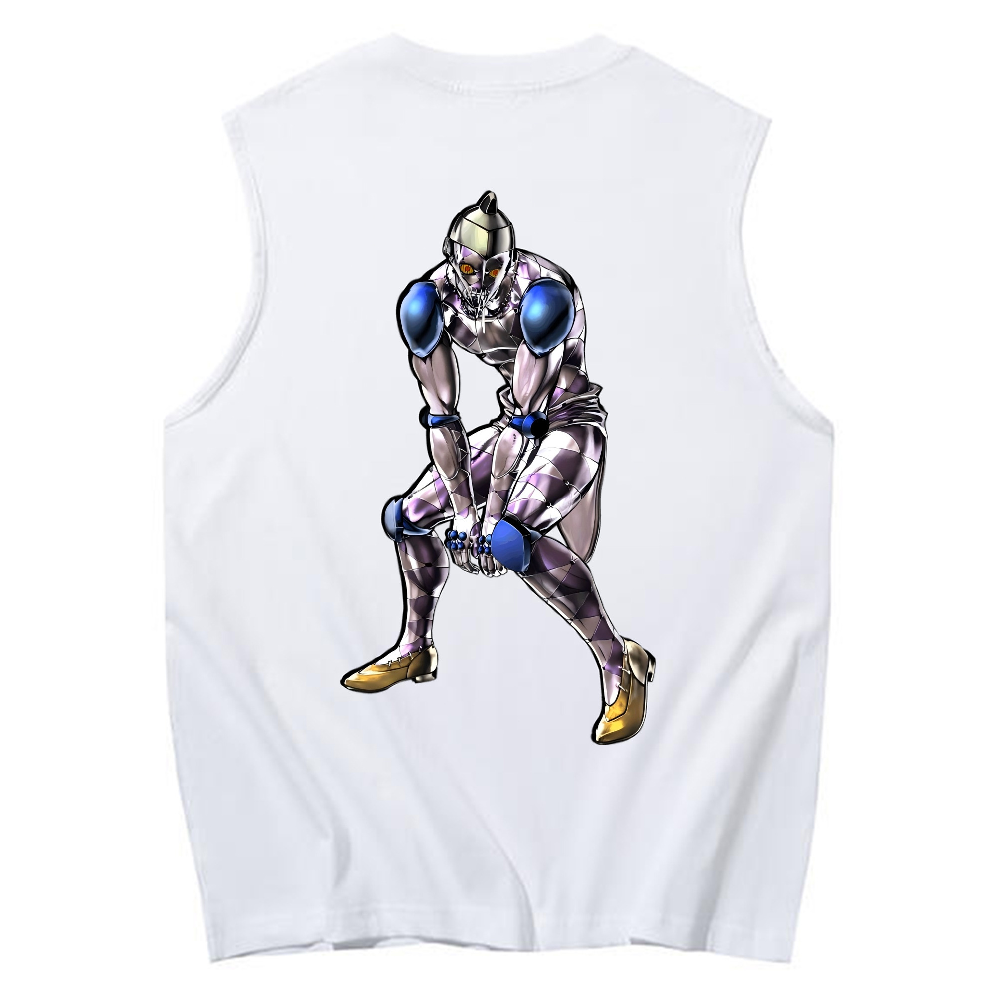 （画像用） ジョジョの奇妙な冒険 JoJo's Bizarre Adventure コットン100％タンクトップ（背面プリント）