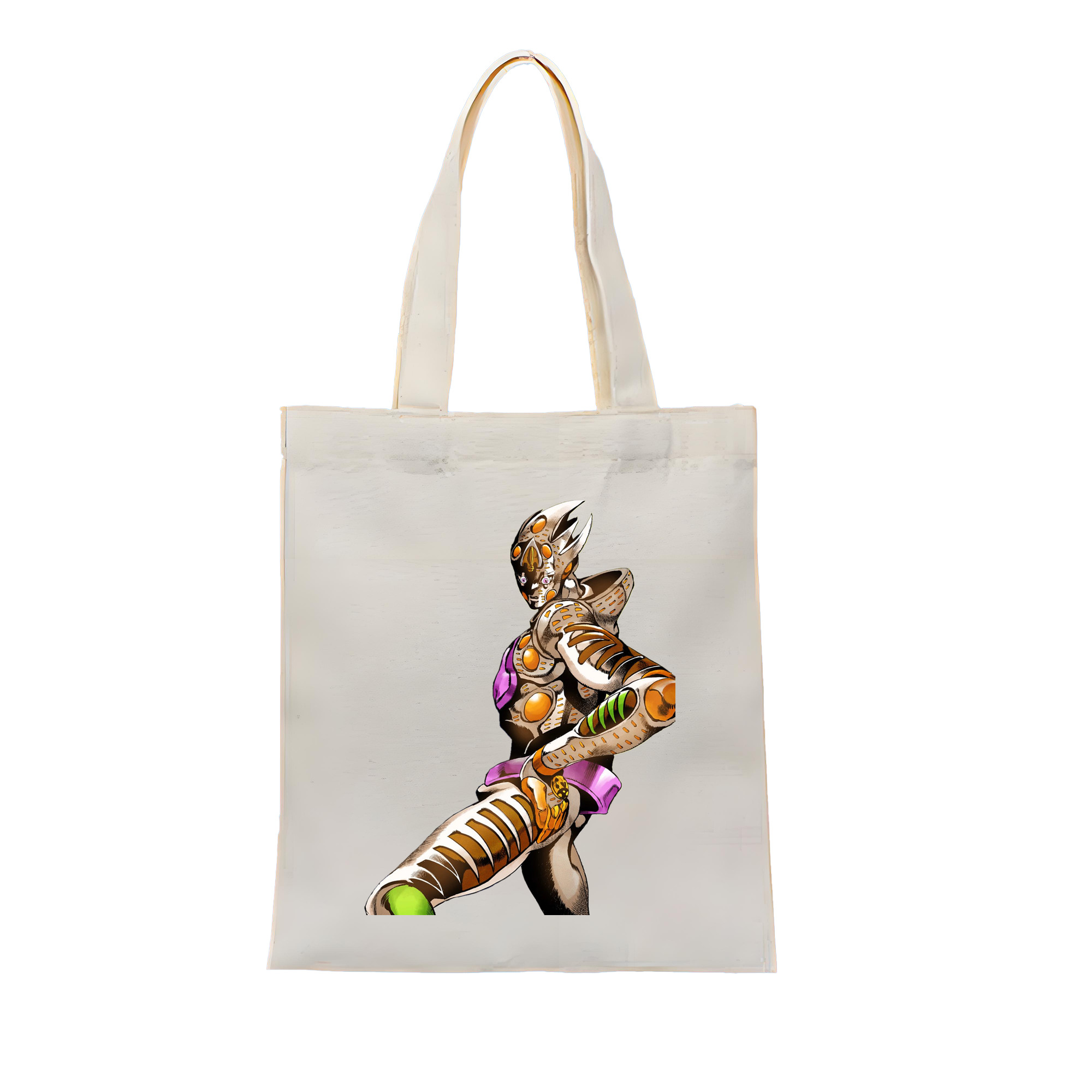 （画像用） ジョジョの奇妙な冒険 ジョルノ?ジョバァーナ JoJo's Bizarre Adventure Giorno Giovanna 縦型キャンバス生地手提げバッグ　トートバッグ