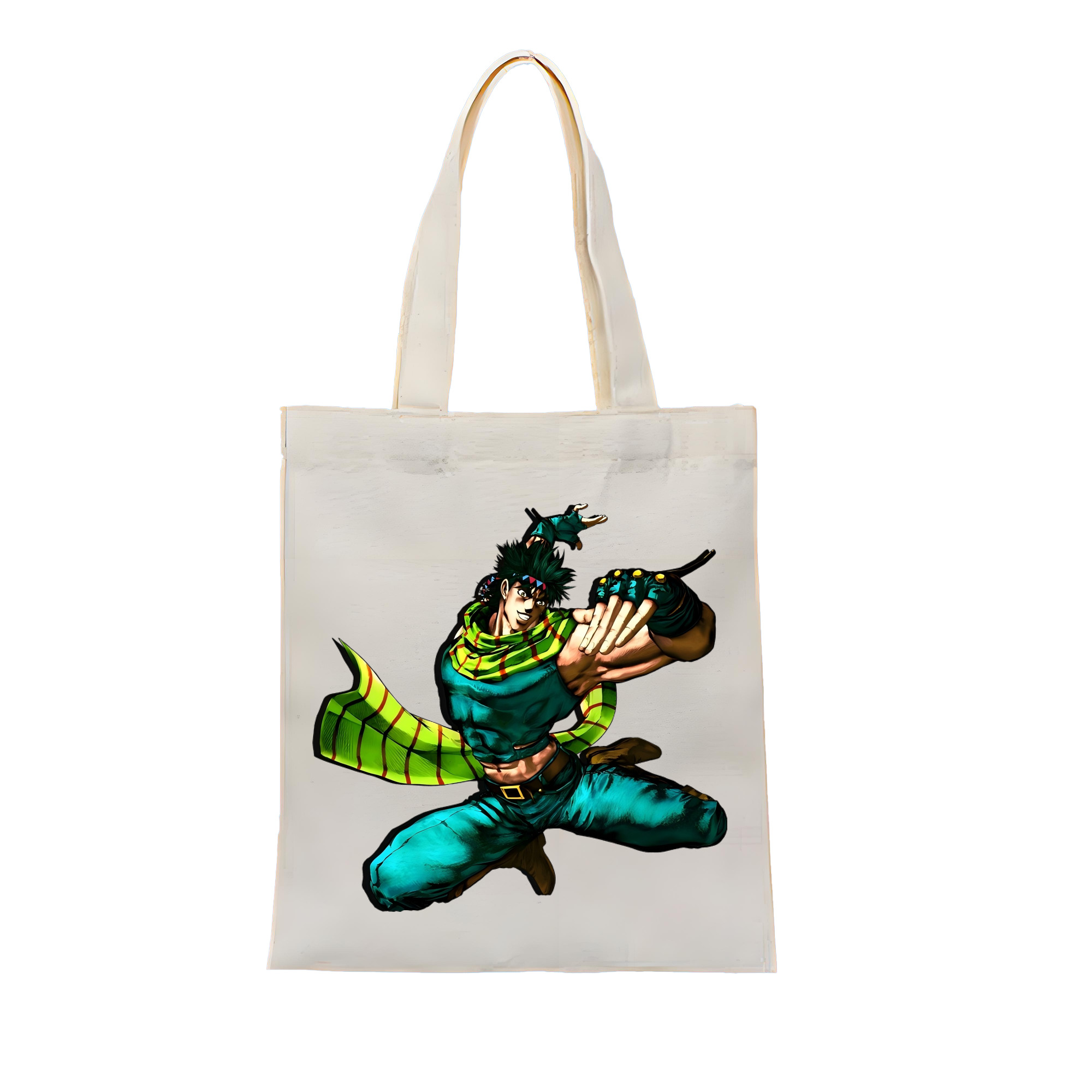 （画像用） ジョジョの奇妙な冒険 ジョセフ?ジョースター JoJo's Bizarre Adventure Joseph Joestar 縦型キャンバス生地手提げバッグ　トートバッグ