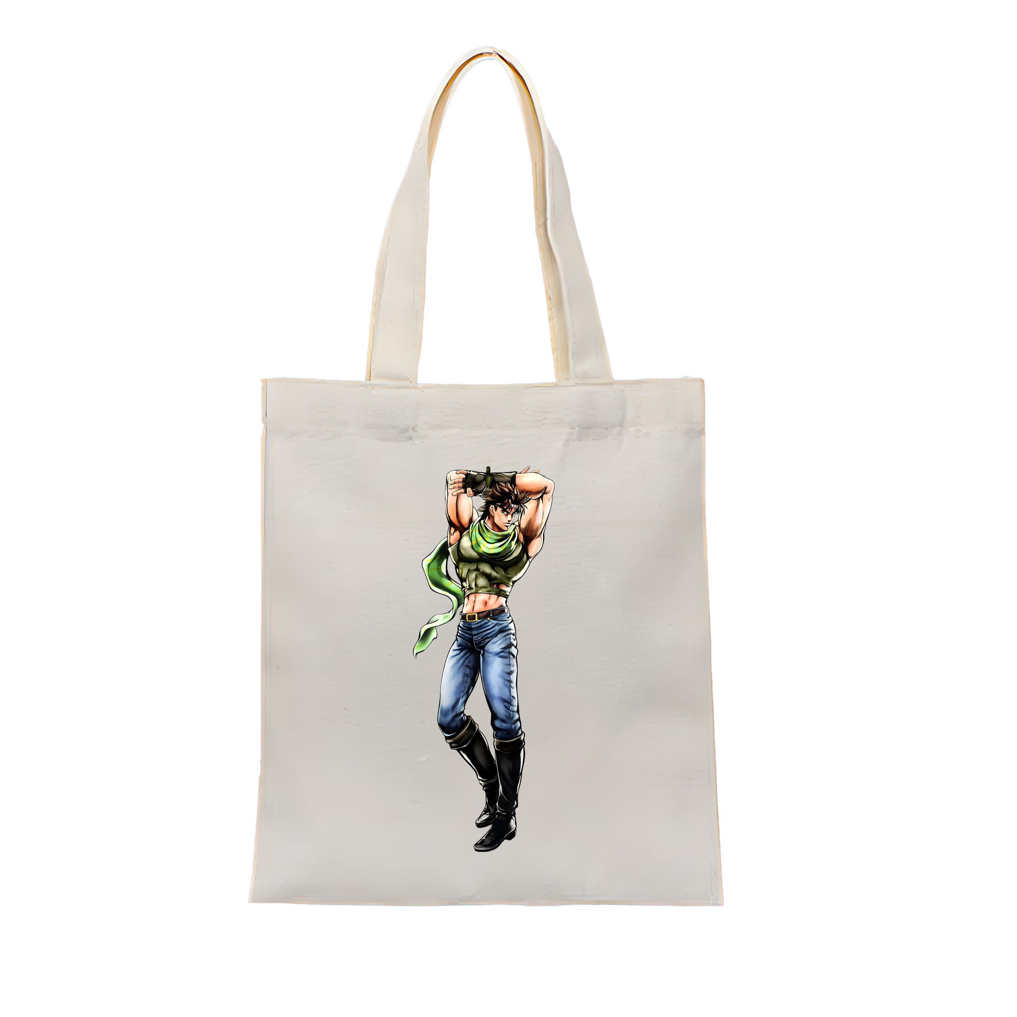 （画像用） ジョジョの奇妙な冒険 ジョセフ?ジョースター JoJo's Bizarre Adventure Joseph Joestar 縦型キャンバス生地手提げバッグ　トートバッグ
