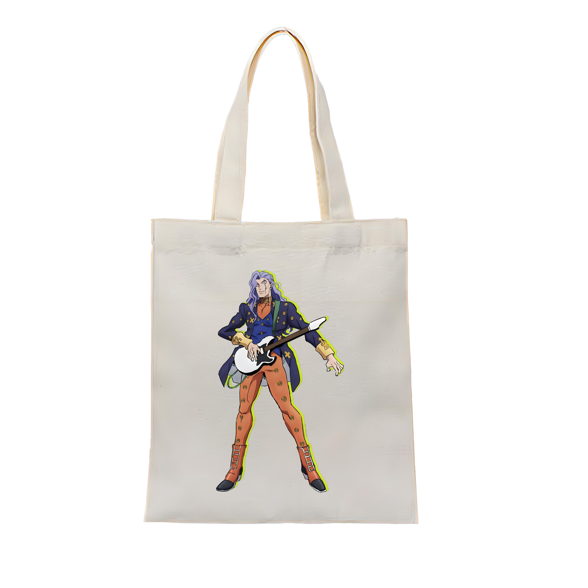 （画像用） ジョジョの奇妙な冒険 おといし あきら JoJo's Bizarre Adventure Akira Otoishi 縦型キャンバス生地手提げバッグ　トートバッグ