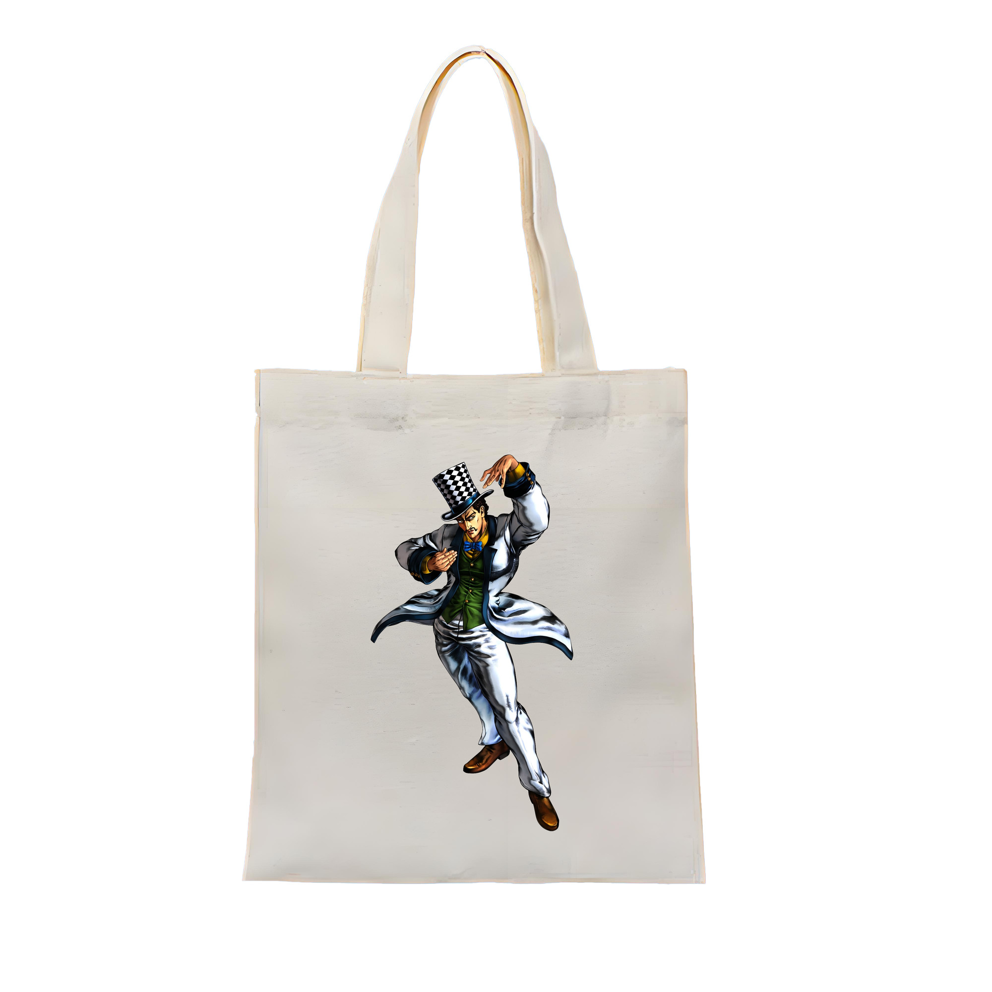 （画像用） ジョジョの奇妙な冒険 ウィル?アントニオ?ツェペリ JoJo's Bizarre Adventure Will Anthonio Zeppeli 縦型キャンバス生地手提げバッグ　トートバッグ