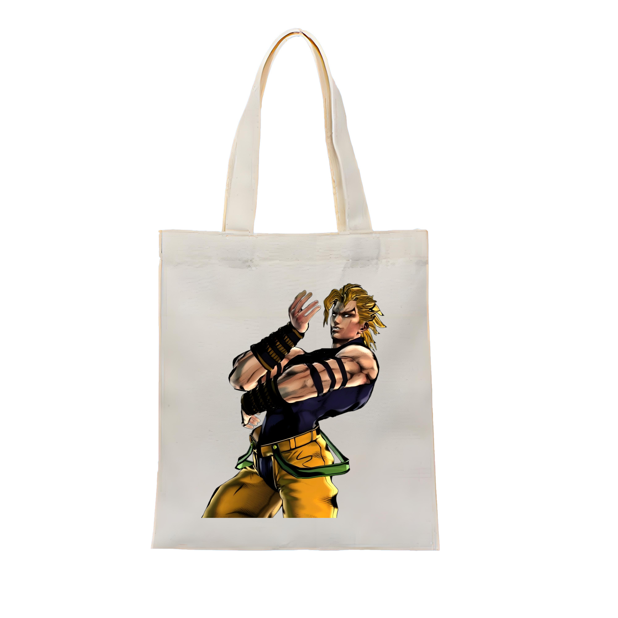（画像用） ジョジョの奇妙な冒険 ディオ?ブランドー JoJo's Bizarre Adventure Dio Brando 縦型キャンバス生地手提げバッグ　トートバッグ