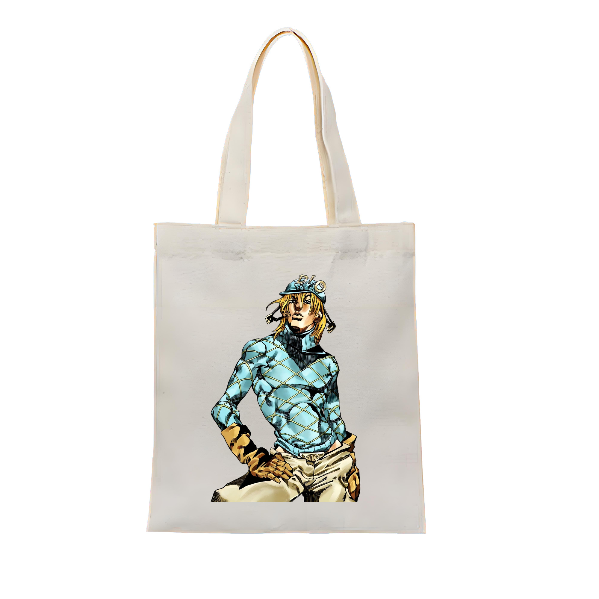 （画像用） ジョジョの奇妙な冒険 ディオ?ブランドー JoJo's Bizarre Adventure Dio Brando 縦型キャンバス生地手提げバッグ　トートバッグ