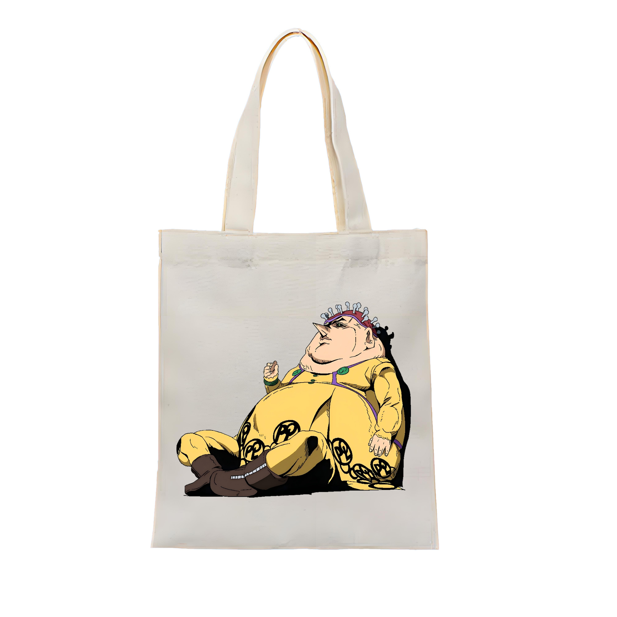 （画像用） ジョジョの奇妙な冒険 ポルポ JoJo's Bizarre Adventure Polpo 縦型キャンバス生地手提げバッグ　トートバッグ