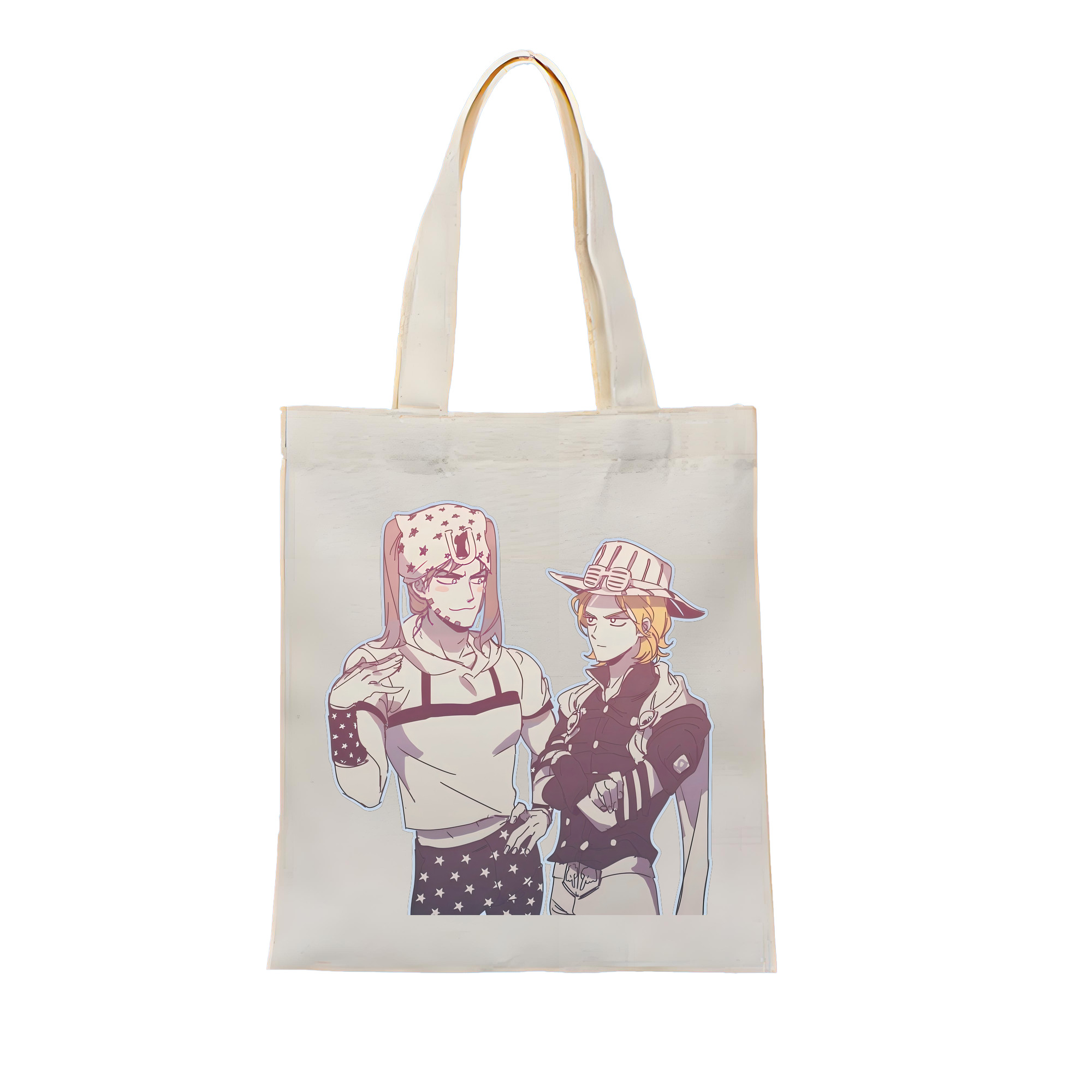 （画像用） ジョジョの奇妙な冒険 JoJo's Bizarre Adventure 縦型キャンバス生地手提げバッグ　トートバッグ