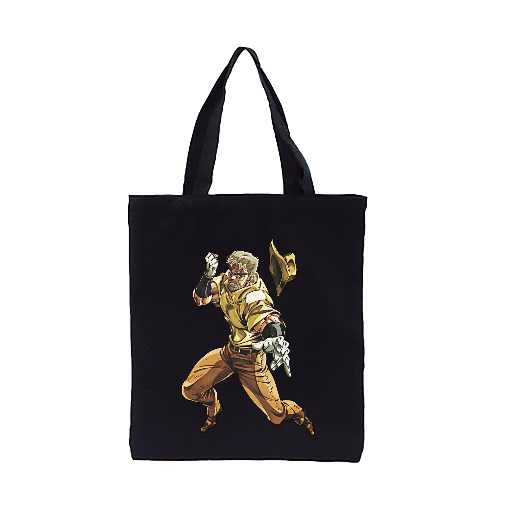 （画像用） ジョジョの奇妙な冒険 ジョセフ?ジョースター JoJo's Bizarre Adventure Joseph Joestar 縦型キャンバス生地手提げバッグ　トートバッグ
