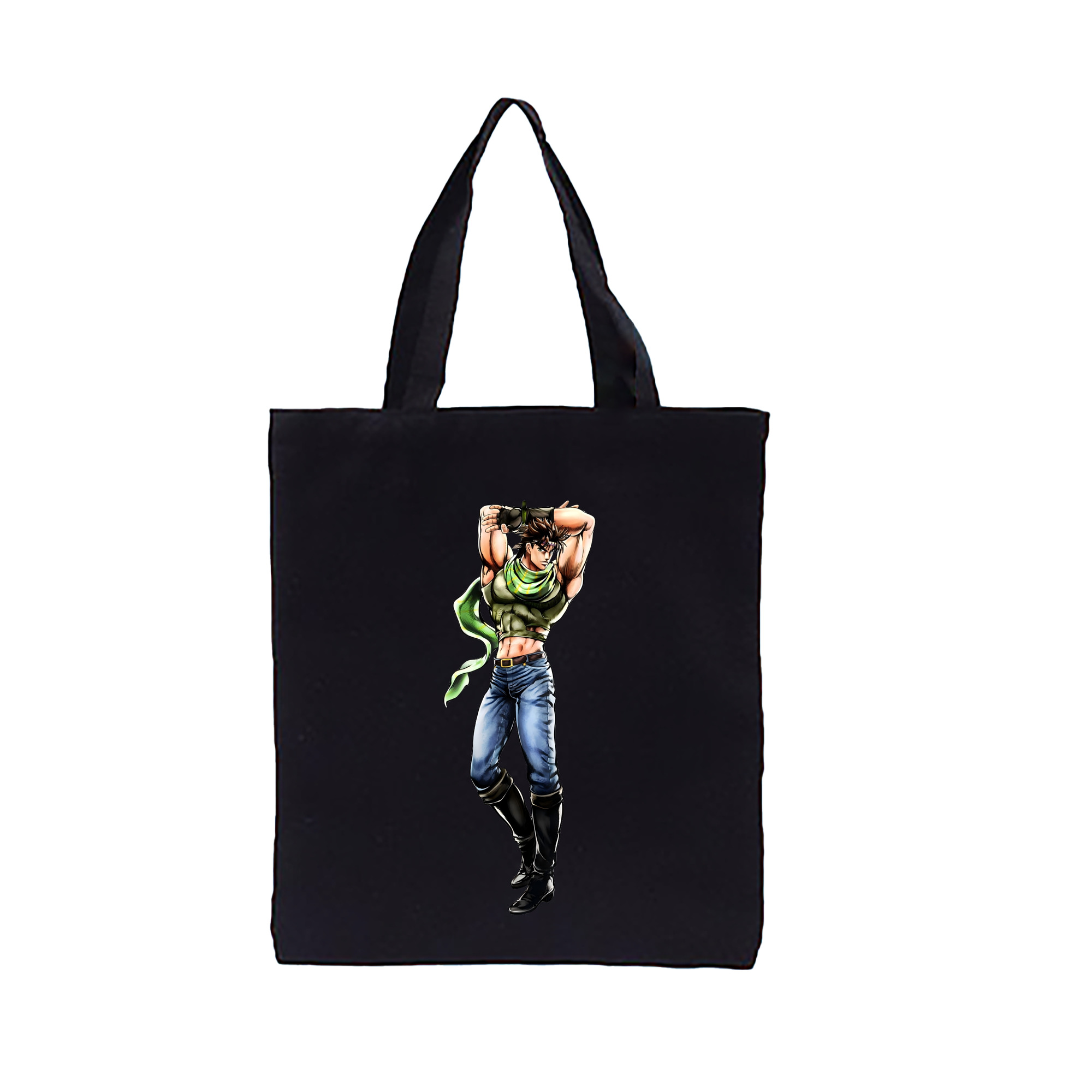 （画像用） ジョジョの奇妙な冒険 ジョセフ?ジョースター JoJo's Bizarre Adventure Joseph Joestar 縦型キャンバス生地手提げバッグ　トートバッグ