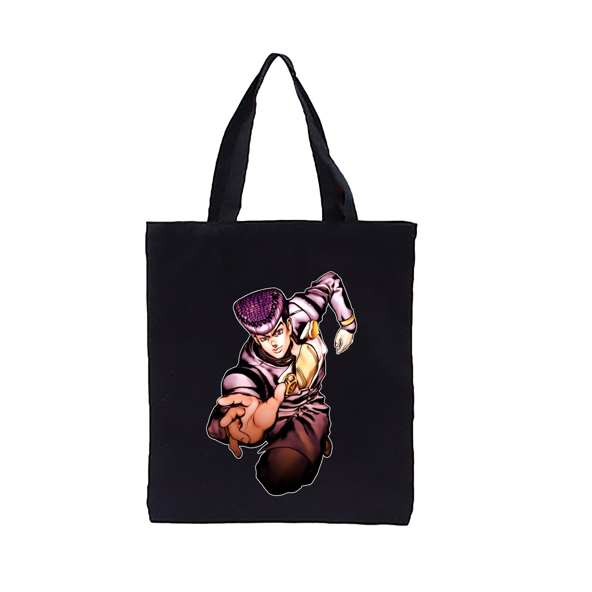 （画像用） ジョジョの奇妙な冒険 ひがしかた じょうすけ JoJo's Bizarre Adventure Higashikata Josuke 縦型キャンバス生地手提げバッグ　トートバッグ