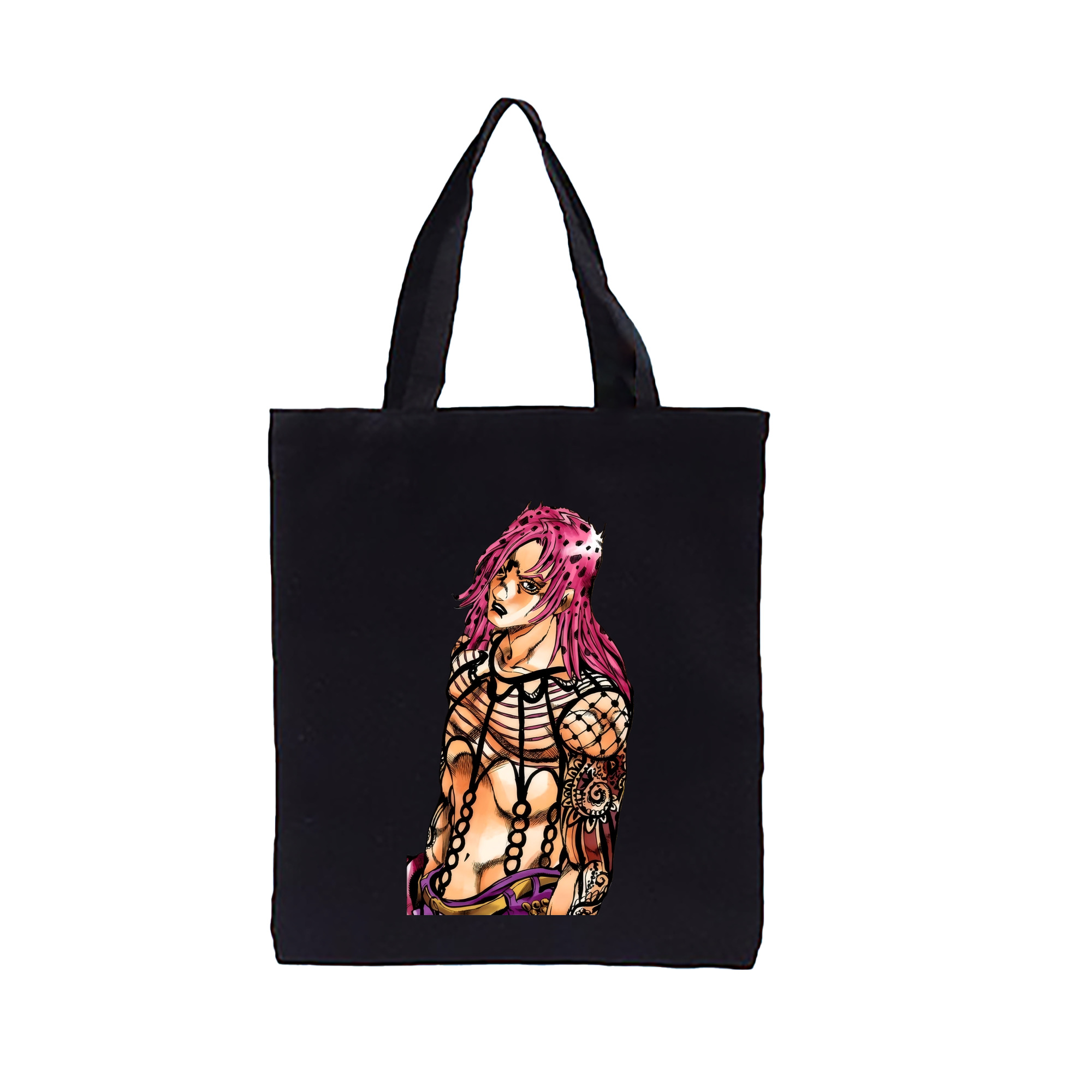 （画像用） ジョジョの奇妙な冒険 ビネガー?ドッピオ JoJo's Bizarre Adventure Vinegar Doppio 縦型キャンバス生地手提げバッグ　トートバッグ