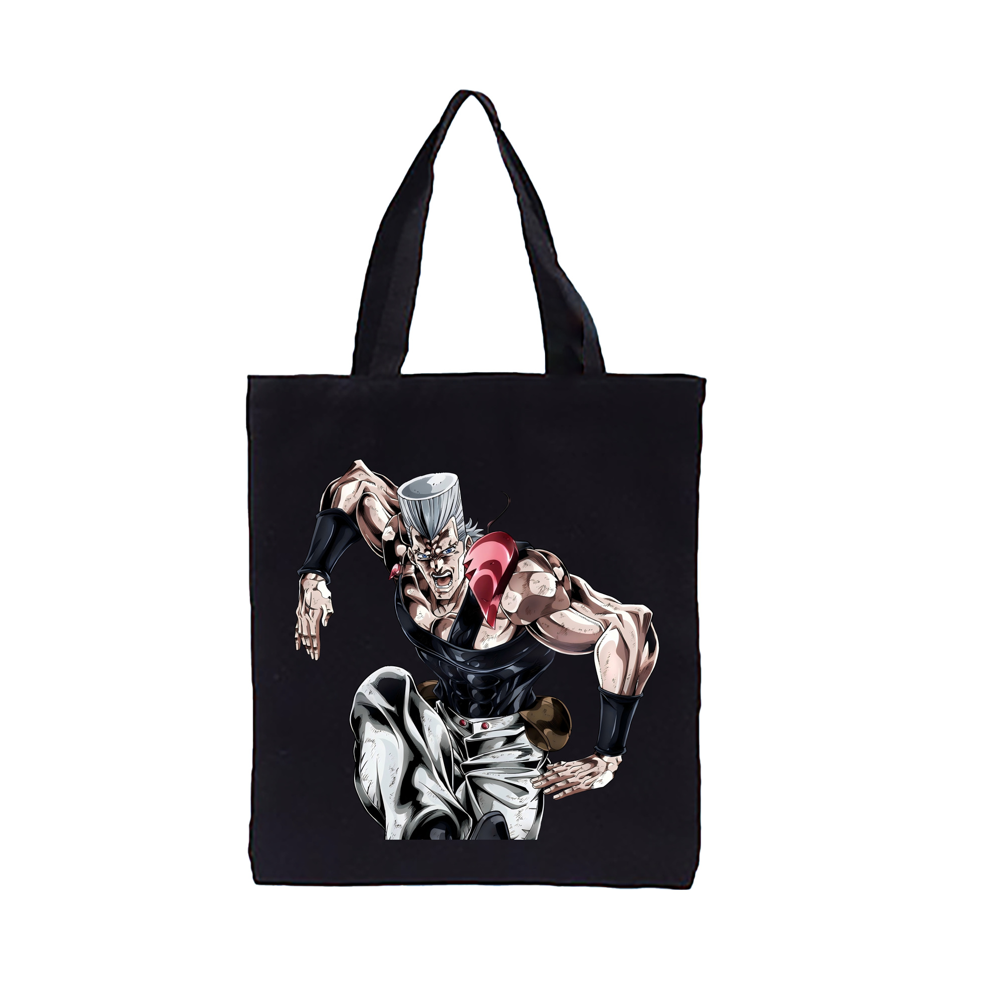 （画像用） ジョジョの奇妙な冒険 ジャン＝ピエール?ポルナレフ JoJo's Bizarre Adventure Jan Pierre Polnareff 縦型キャンバス生地手提げバッグ　トートバッグ