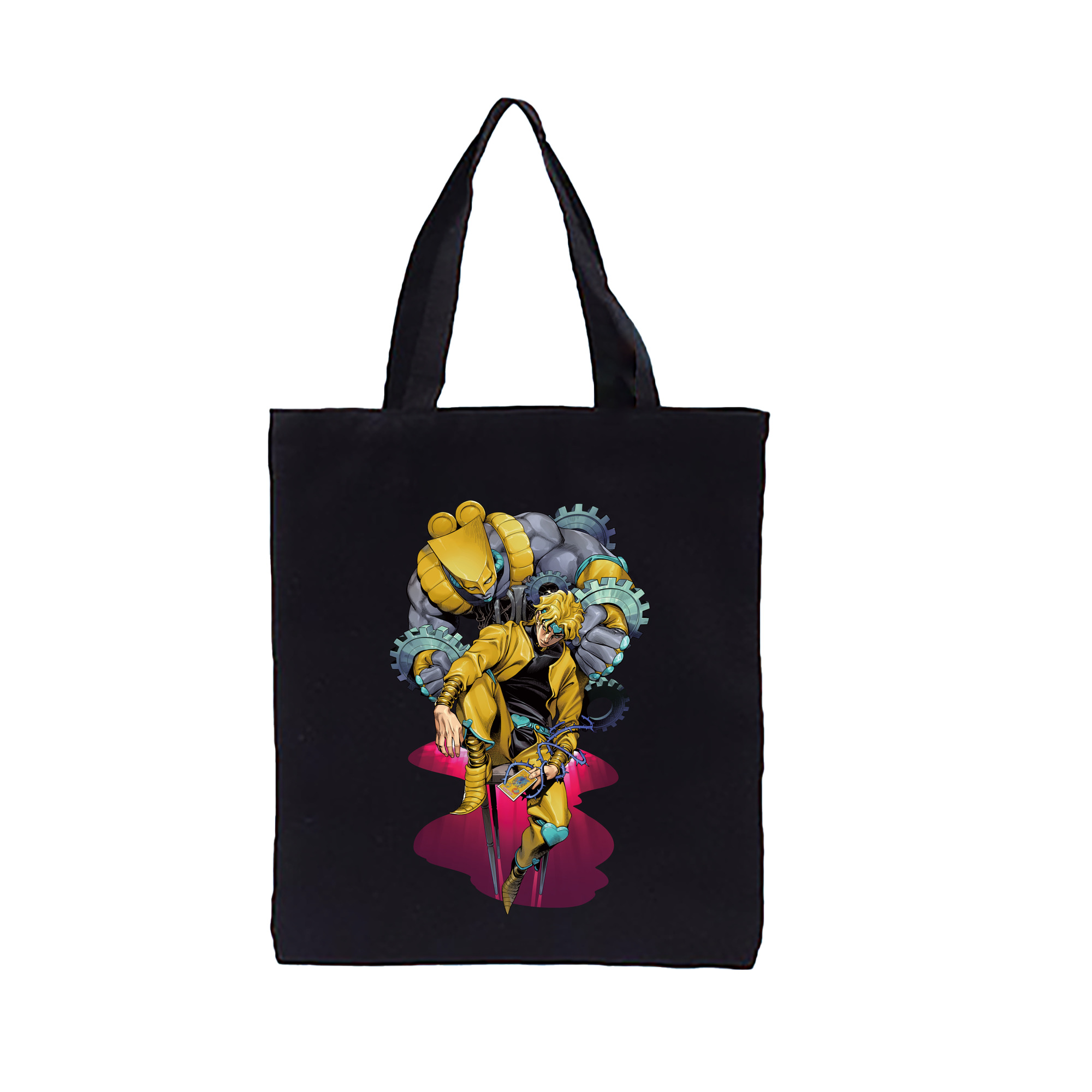 （画像用） ジョジョの奇妙な冒険 ディオ?ブランドー JoJo's Bizarre Adventure Dio Brando 縦型キャンバス生地手提げバッグ　トートバッグ