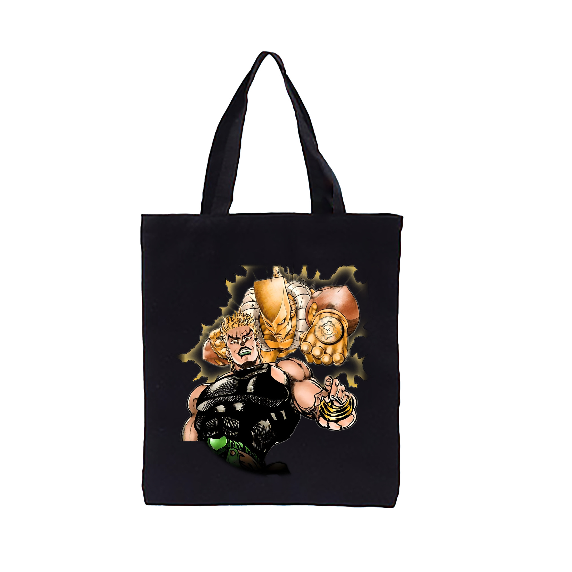 （画像用） ジョジョの奇妙な冒険 ディオ?ブランドー JoJo's Bizarre Adventure Dio Brando 縦型キャンバス生地手提げバッグ　トートバッグ
