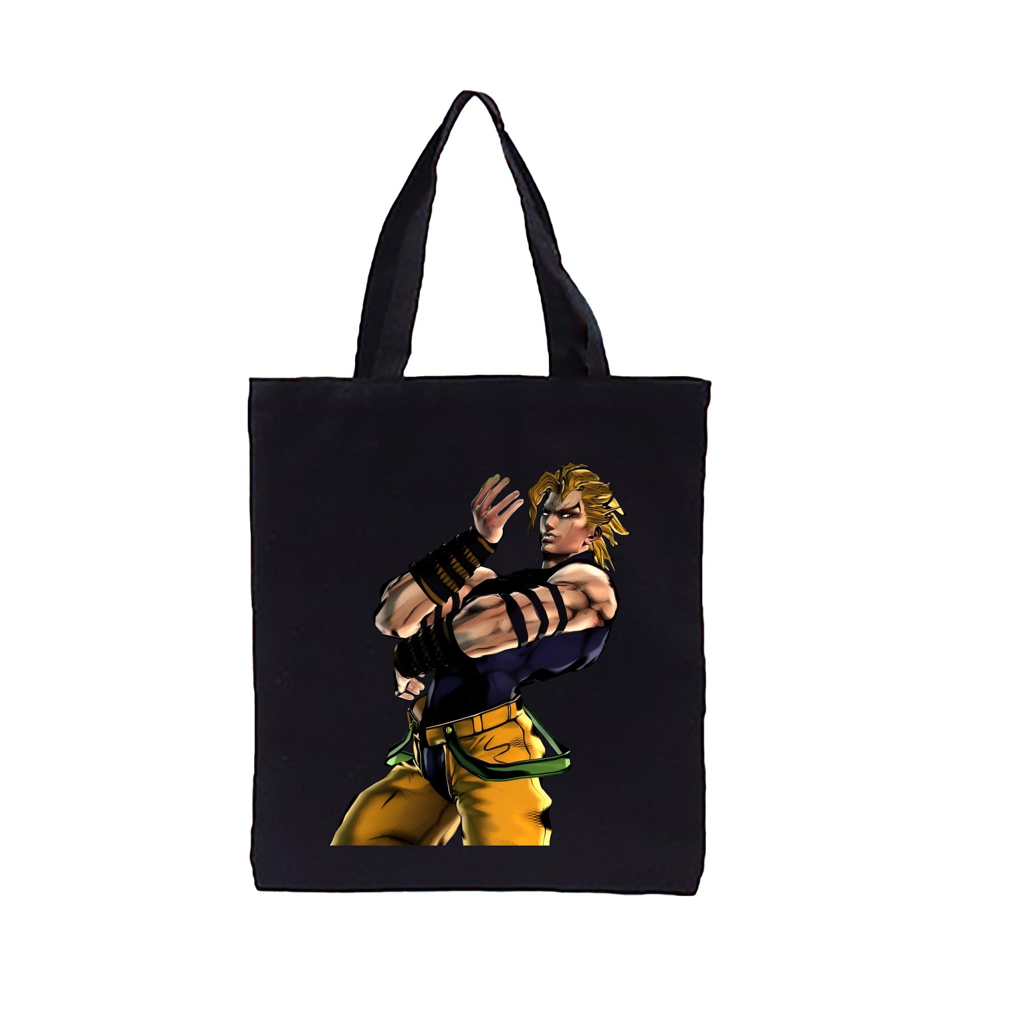 （画像用） ジョジョの奇妙な冒険 ディオ?ブランドー JoJo's Bizarre Adventure Dio Brando 縦型キャンバス生地手提げバッグ　トートバッグ