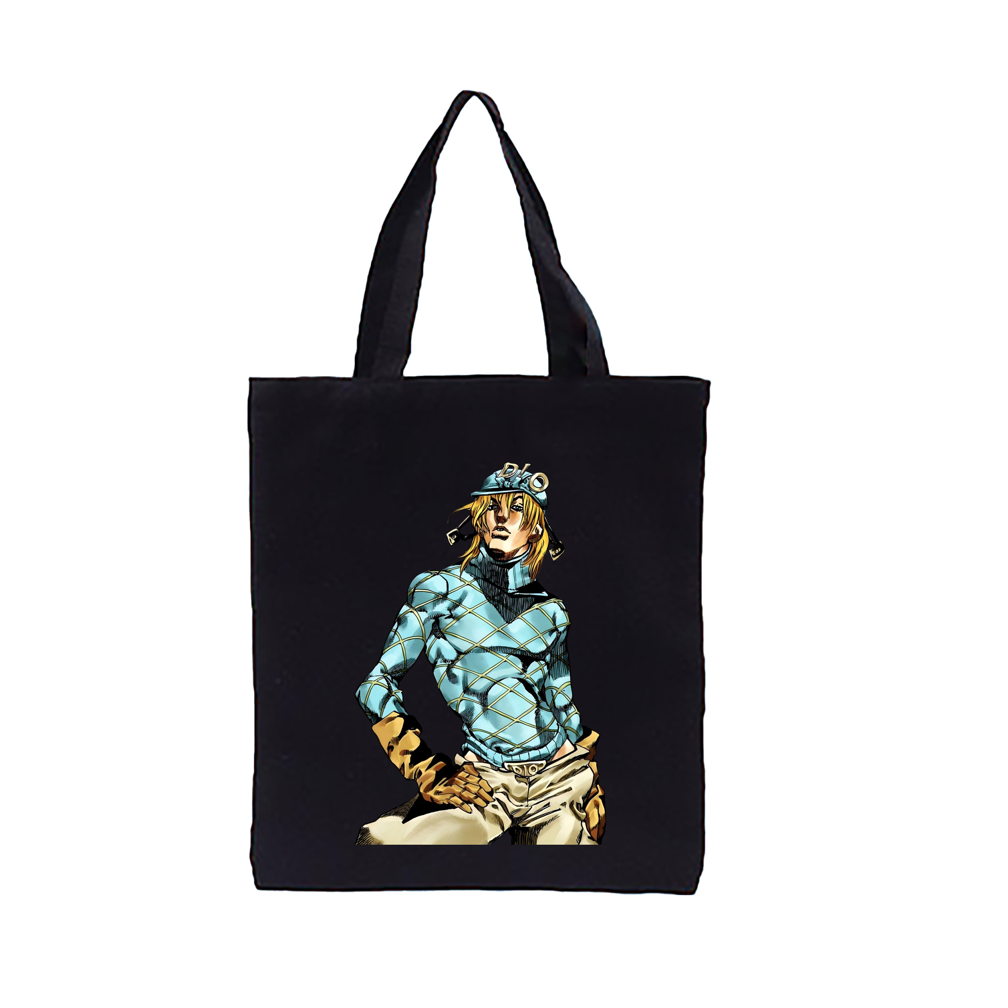 （画像用） ジョジョの奇妙な冒険 ディオ?ブランドー JoJo's Bizarre Adventure Dio Brando 縦型キャンバス生地手提げバッグ　トートバッグ