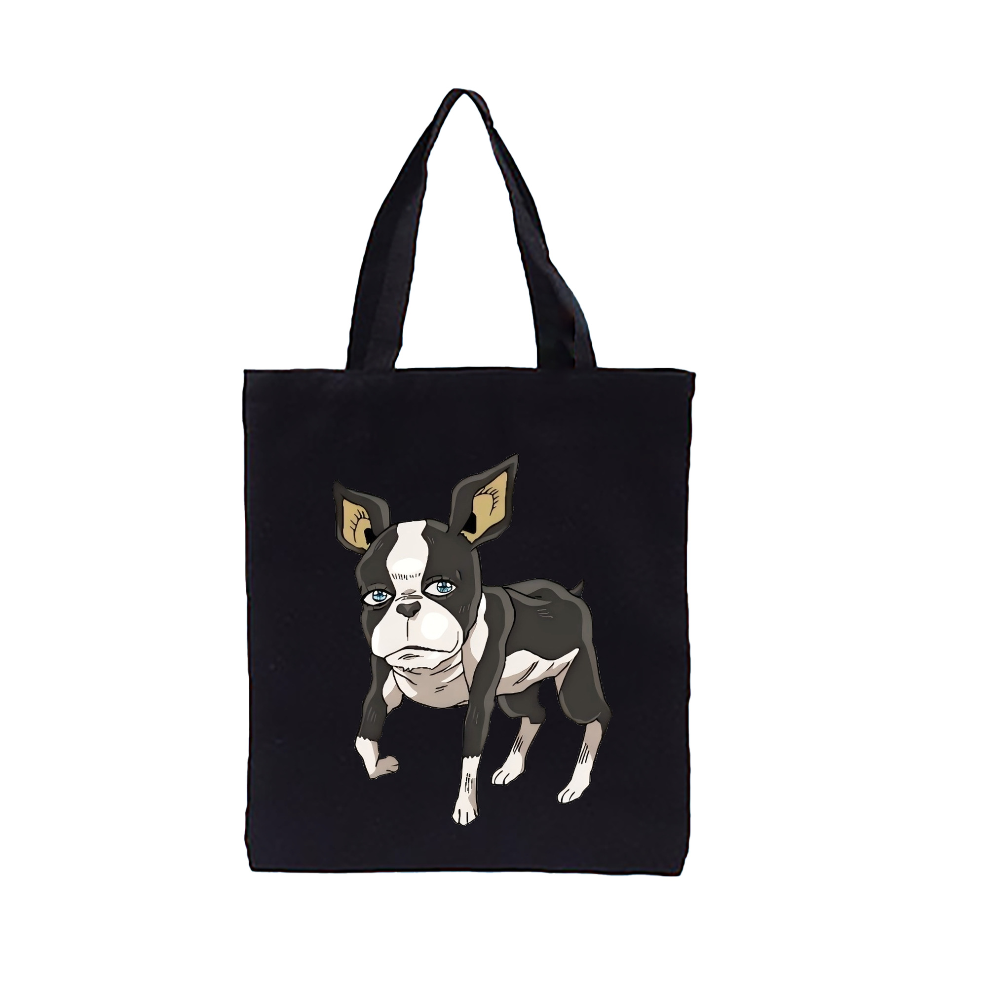 （画像用） ジョジョの奇妙な冒険 イギー JoJo's Bizarre Adventure Iggy 縦型キャンバス生地手提げバッグ　トートバッグ