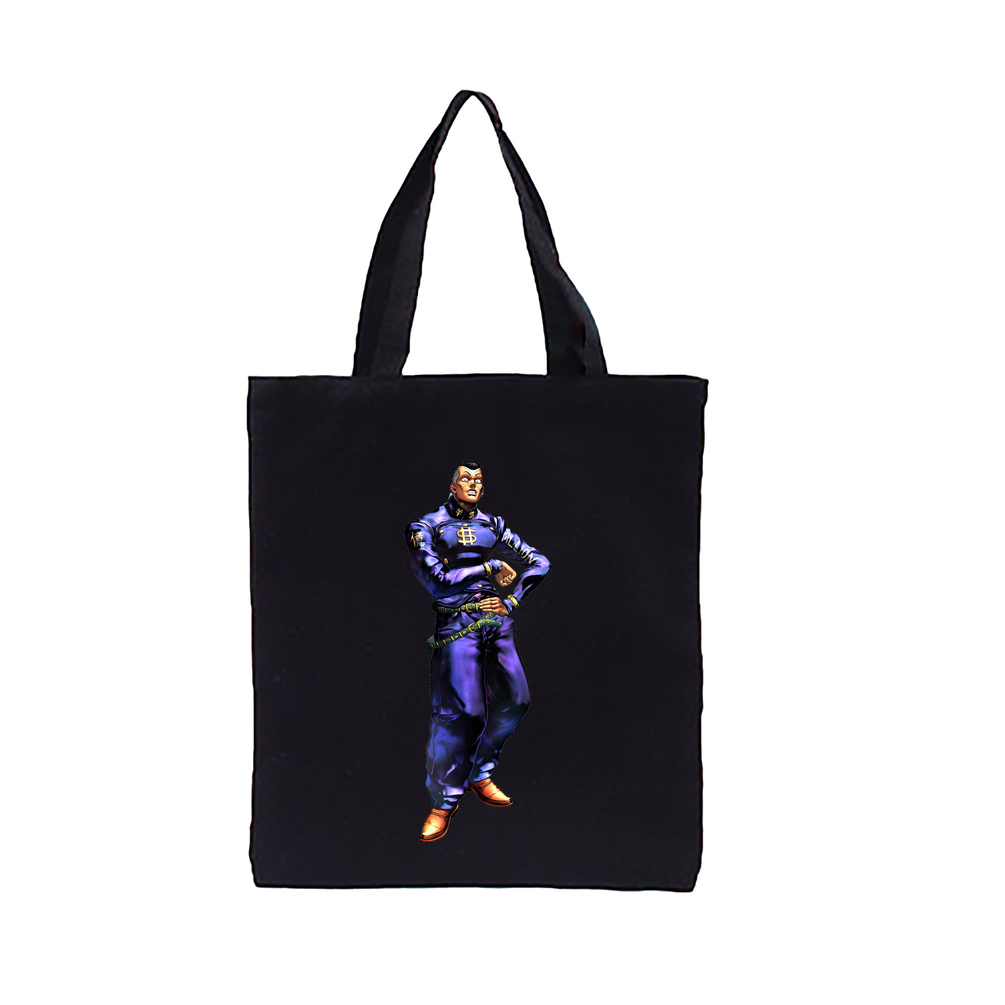 （画像用） ジョジョの奇妙な冒険 虹村億泰 にじむら おくやす JoJo's Bizarre Adventure Nijimura Okuyasu 縦型キャンバス生地手提げバッグ　トートバッグ