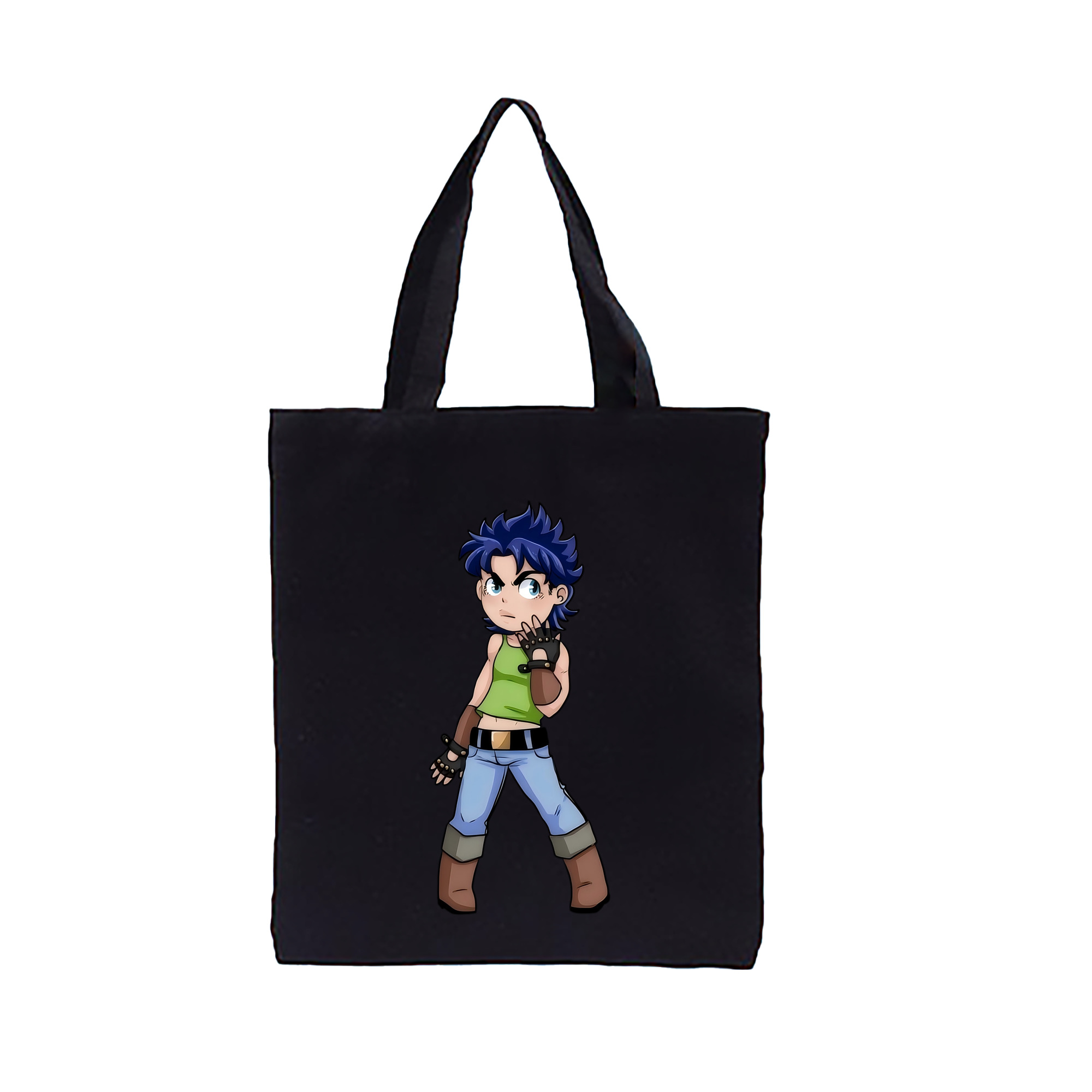 （画像用） ジョジョの奇妙な冒険 広瀨康一 JoJo's Bizarre Adventure Hirose Koichi 縦型キャンバス生地手提げバッグ　トートバッグ