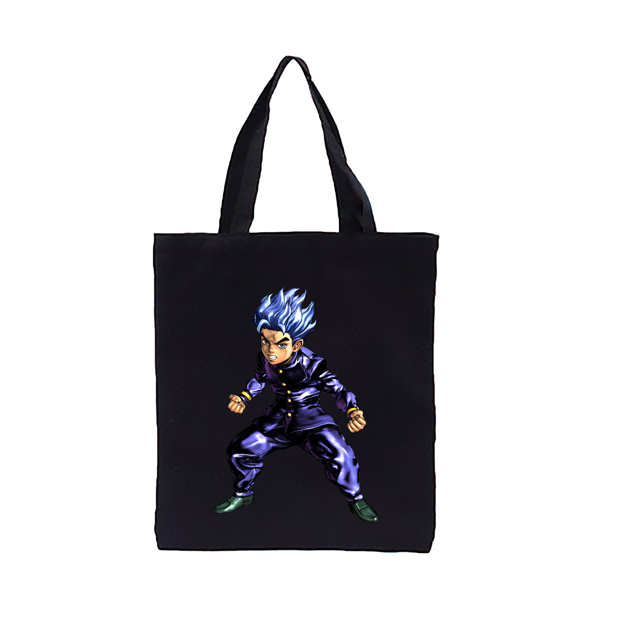 （画像用） ジョジョの奇妙な冒険 広瀨康一 JoJo's Bizarre Adventure Hirose Koichi 縦型キャンバス生地手提げバッグ　トートバッグ