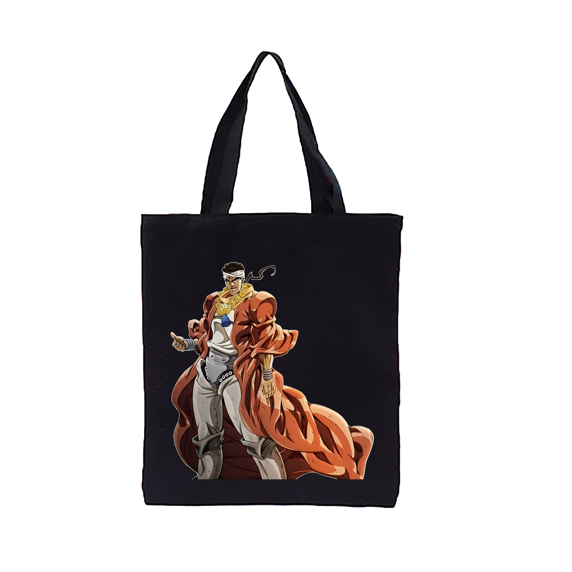 （画像用） ジョジョの奇妙な冒険 ムハンマド?アブドゥル JoJo's Bizarre Adventure Muhammad Avdol 縦型キャンバス生地手提げバッグ　トートバッグ