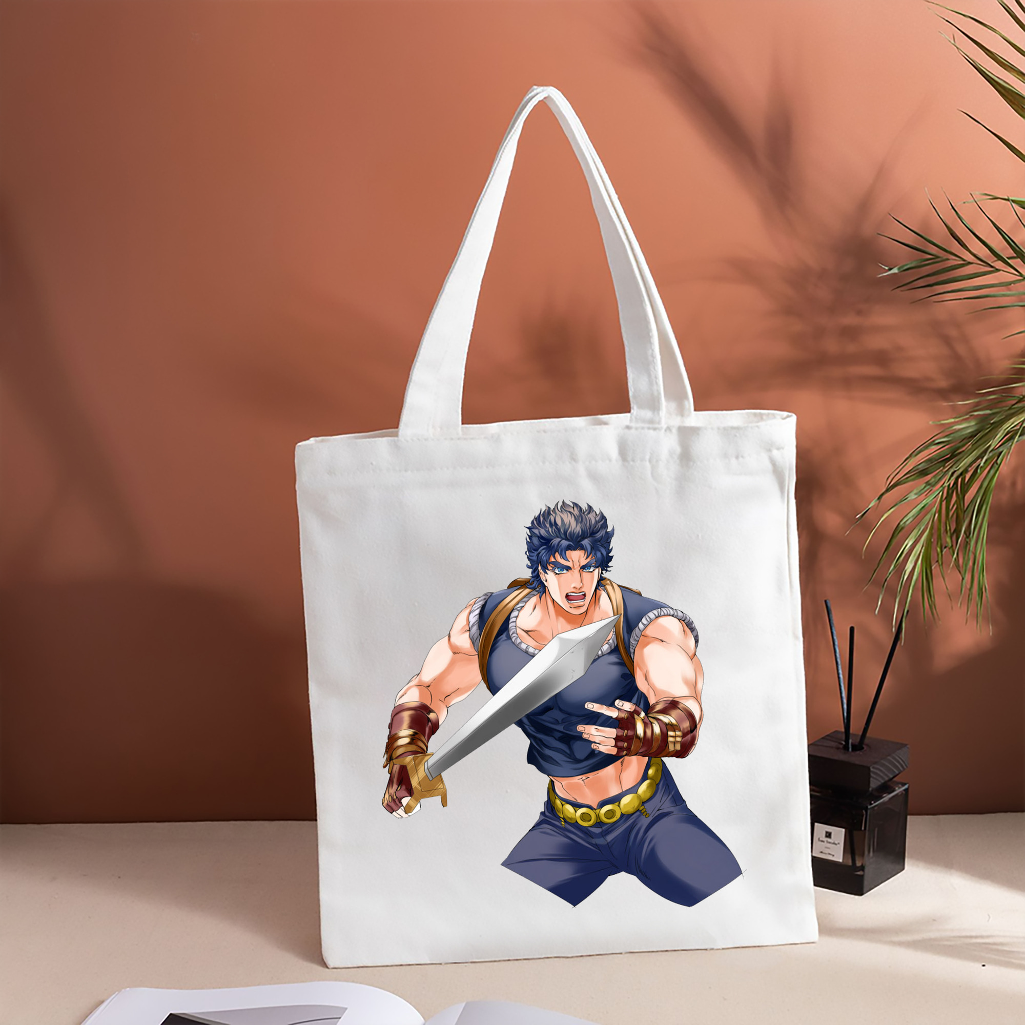 ジョジョの奇妙な冒険 /ジョナサン?ジョースター JoJo's Bizarre Adventure Jonathan Joestar 縦型キャンバス生地手提げバッグ　トートバッグ