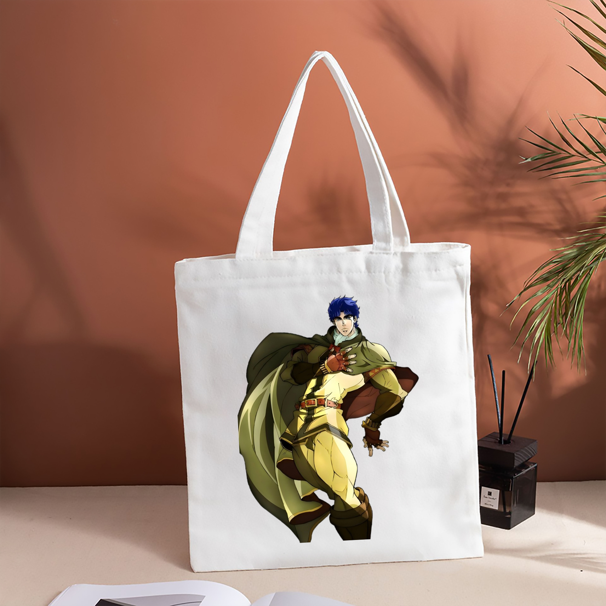 ジョジョの奇妙な冒険 /ジョナサン?ジョースター JoJo's Bizarre Adventure Jonathan Joestar 縦型キャンバス生地手提げバッグ　トートバッグ