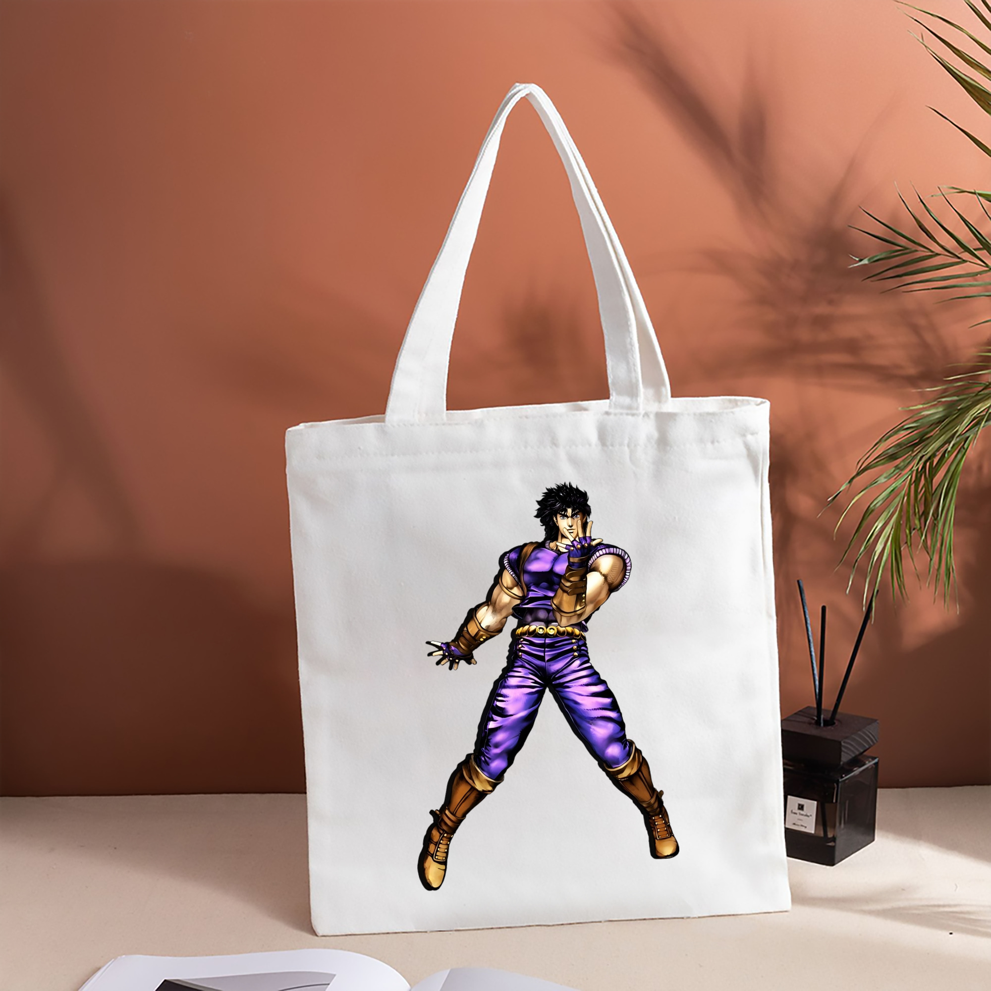 ジョジョの奇妙な冒険 /ジョナサン?ジョースター JoJo's Bizarre Adventure Jonathan Joestar 縦型キャンバス生地手提げバッグ　トートバッグ