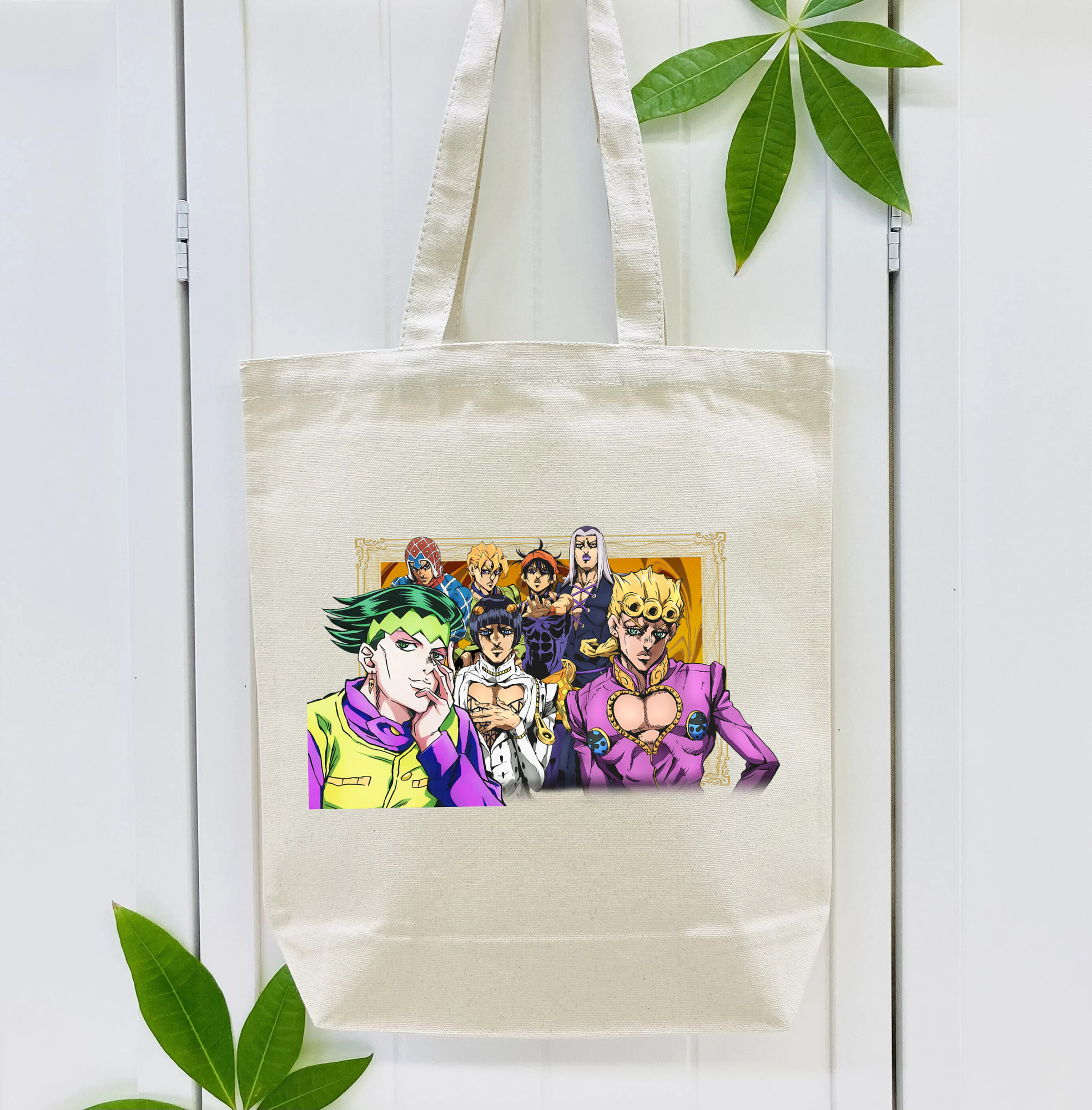 ジョジョの奇妙な冒険 ジョルノ?ジョバァーナ JoJo's Bizarre Adventure Giorno Giovanna 縦型キャンバス生地手提げバッグ　トートバッグ