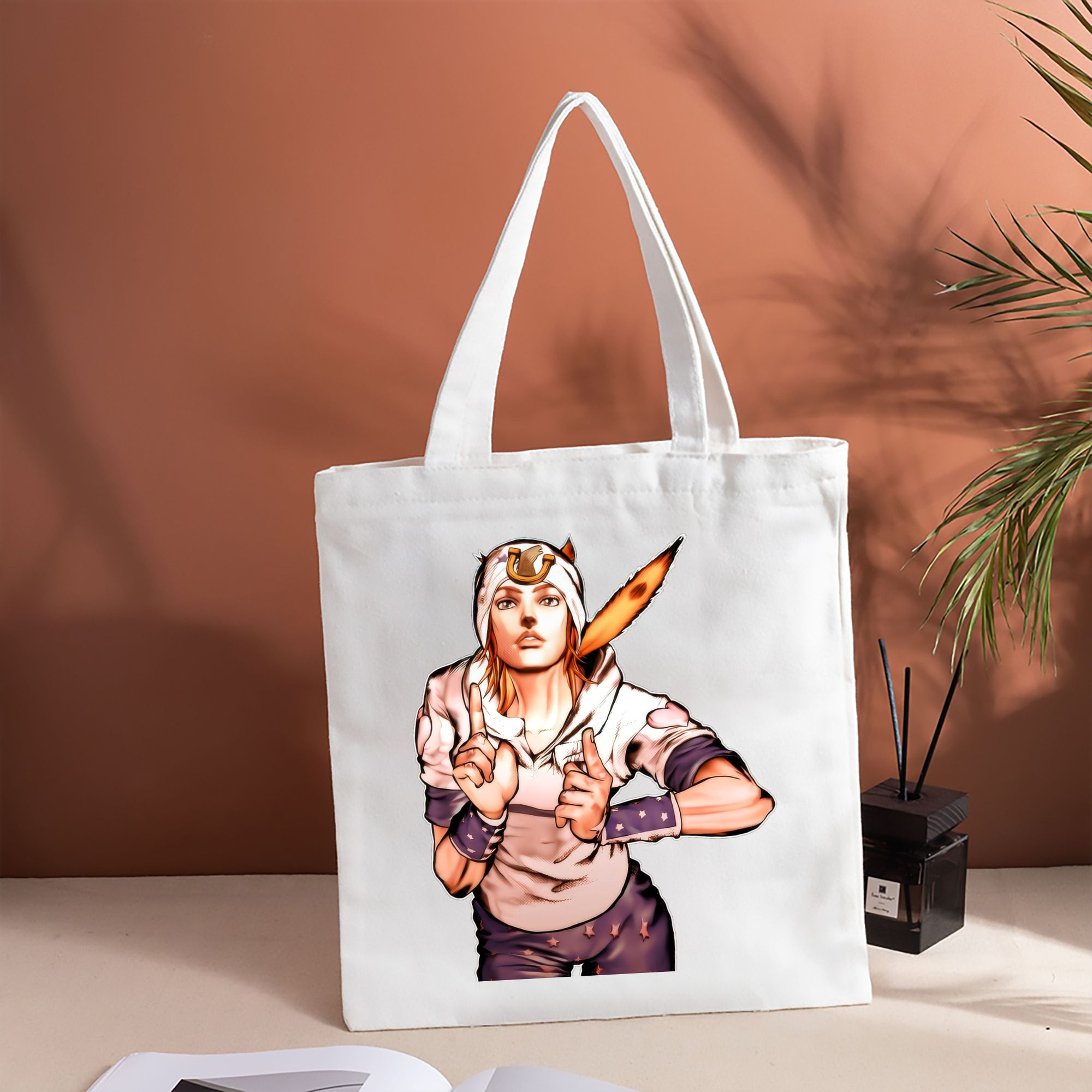 ジョジョの奇妙な冒険 ジョナサン?ジョースター JoJo's Bizarre Adventure Jonathan Joestar 縦型キャンバス生地手提げバッグ　トートバッグ