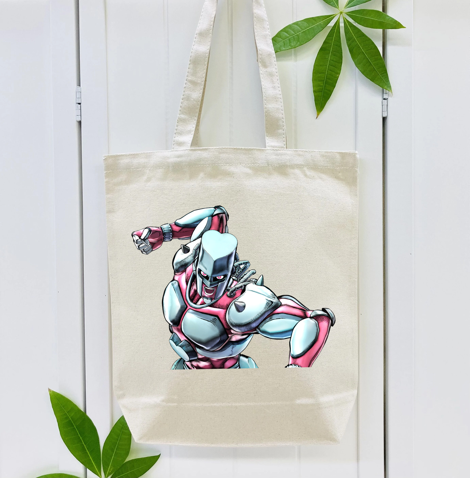 ジョジョの奇妙な冒険 ひがしかた じょうすけ JoJo's Bizarre Adventure Higashikata Josuke 縦型キャンバス生地手提げバッグ　トートバッグ