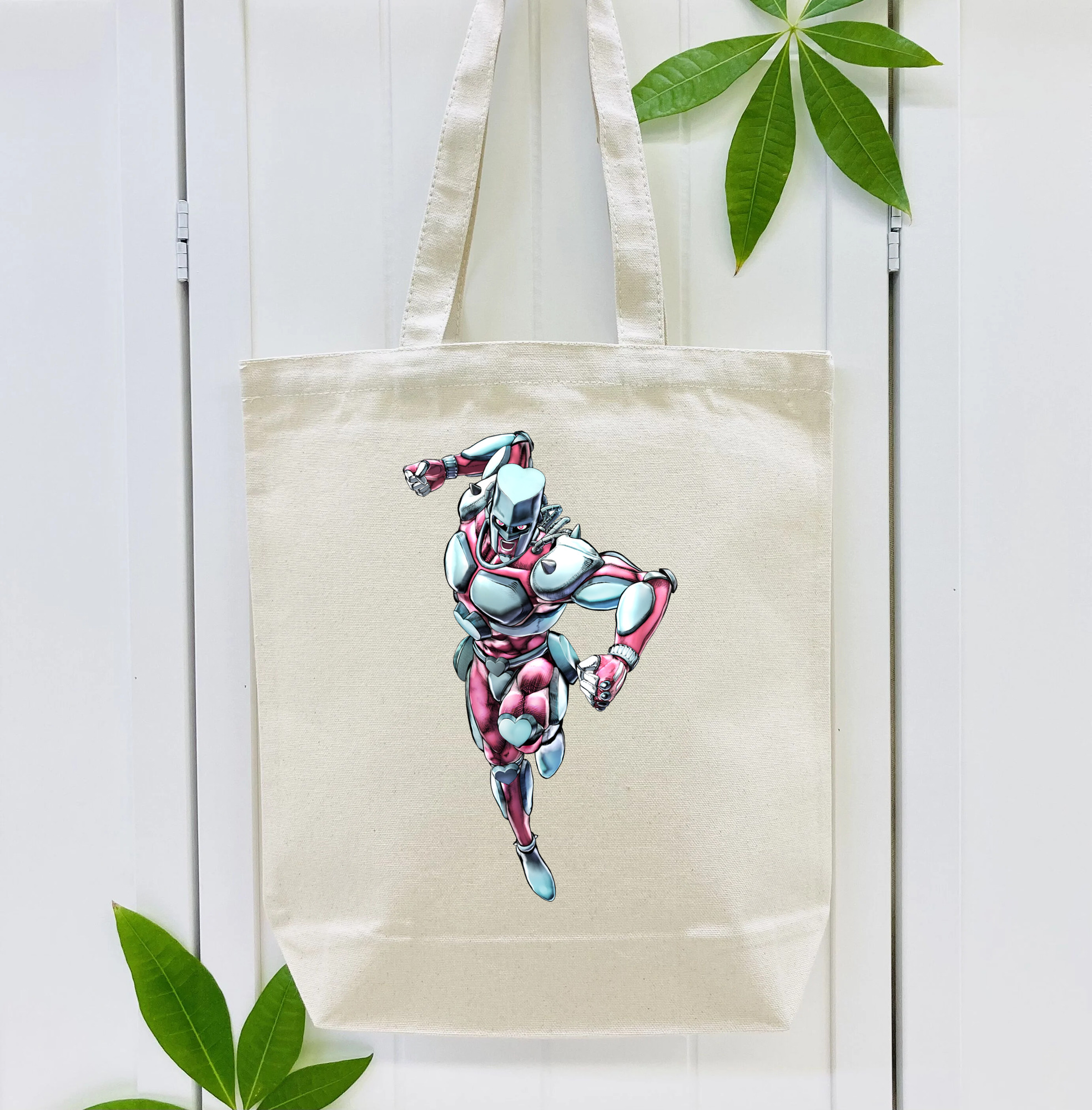 ジョジョの奇妙な冒険 ひがしかた じょうすけ JoJo's Bizarre Adventure Higashikata Josuke 縦型キャンバス生地手提げバッグ　トートバッグ