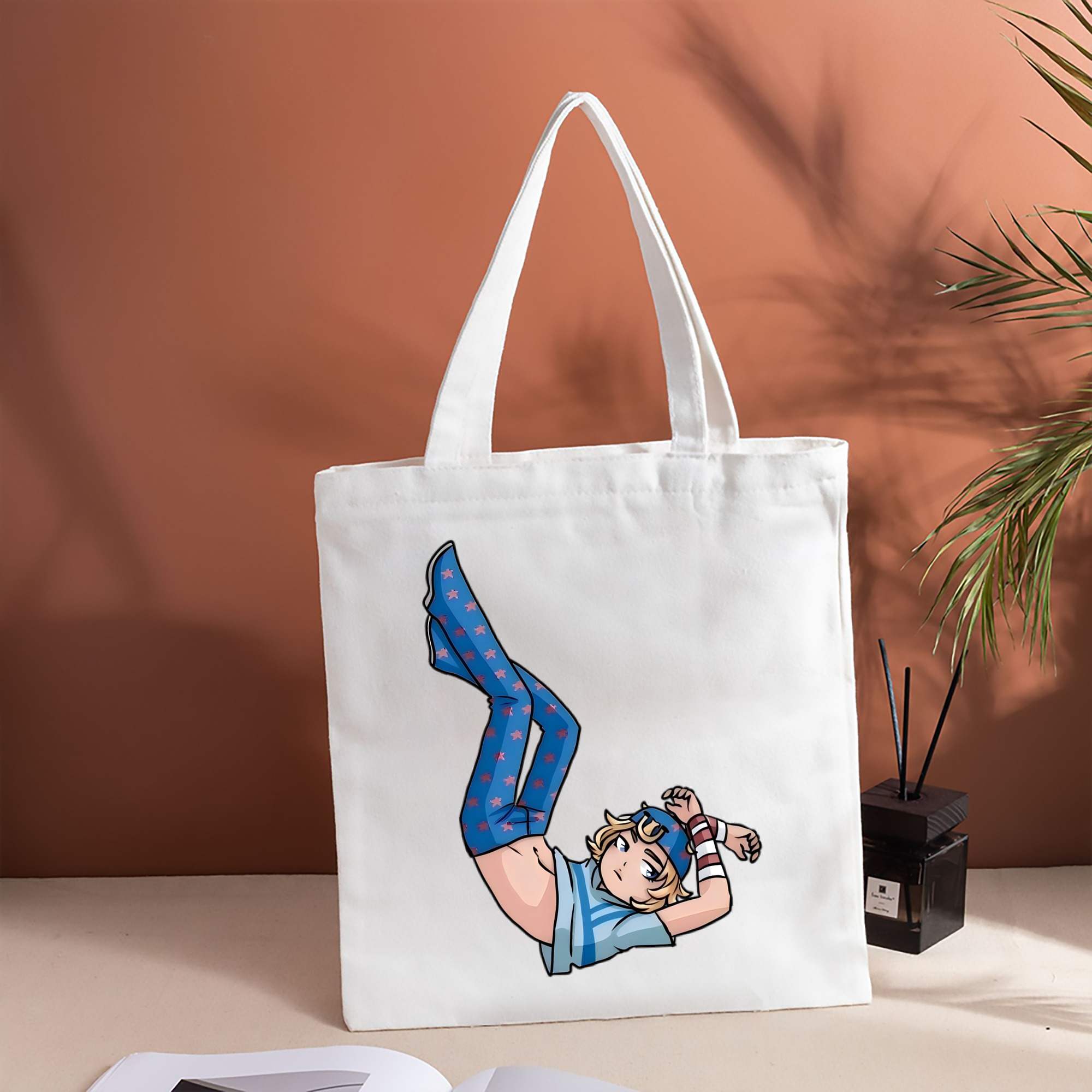 ジョジョの奇妙な冒険 グイード?ミスタ JoJo's Bizarre Adventure Guido Mista 縦型キャンバス生地手提げバッグ　トートバッグ