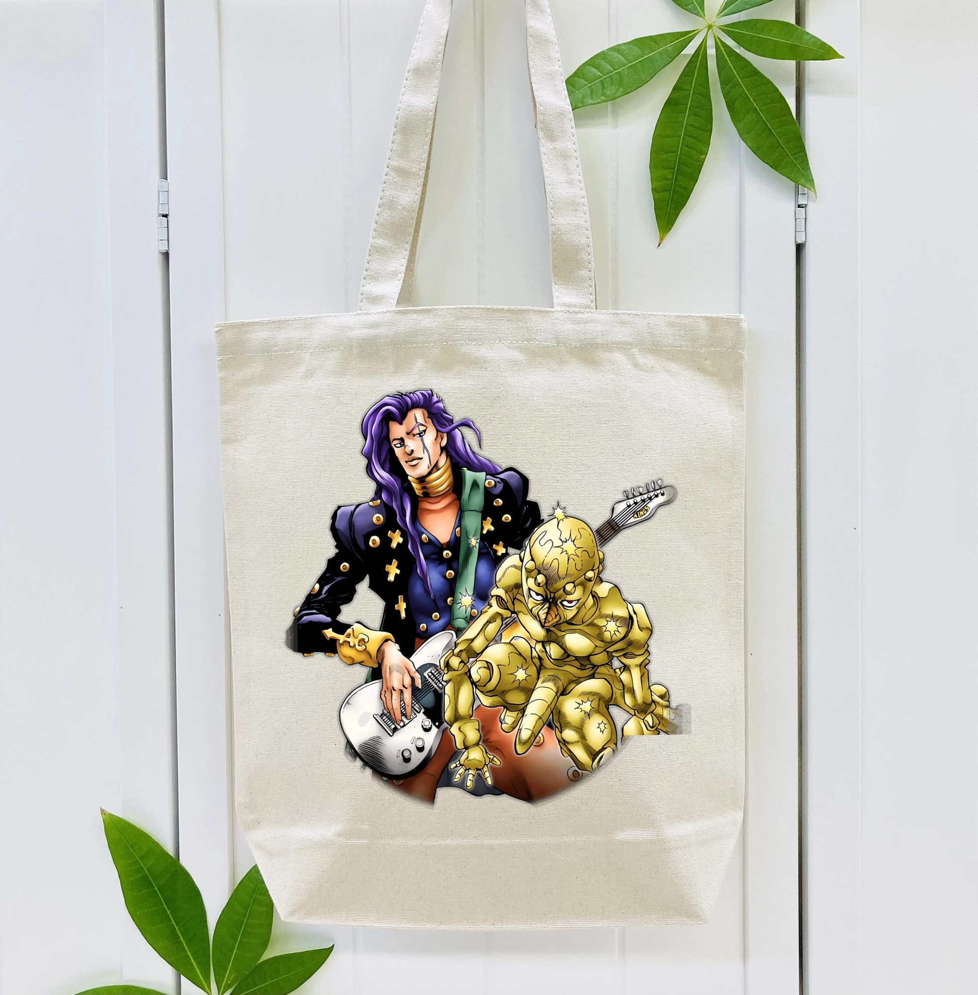 ジョジョの奇妙な冒険 おといし あきら JoJo's Bizarre Adventure Akira Otoishi 縦型キャンバス生地手提げバッグ　トートバッグ