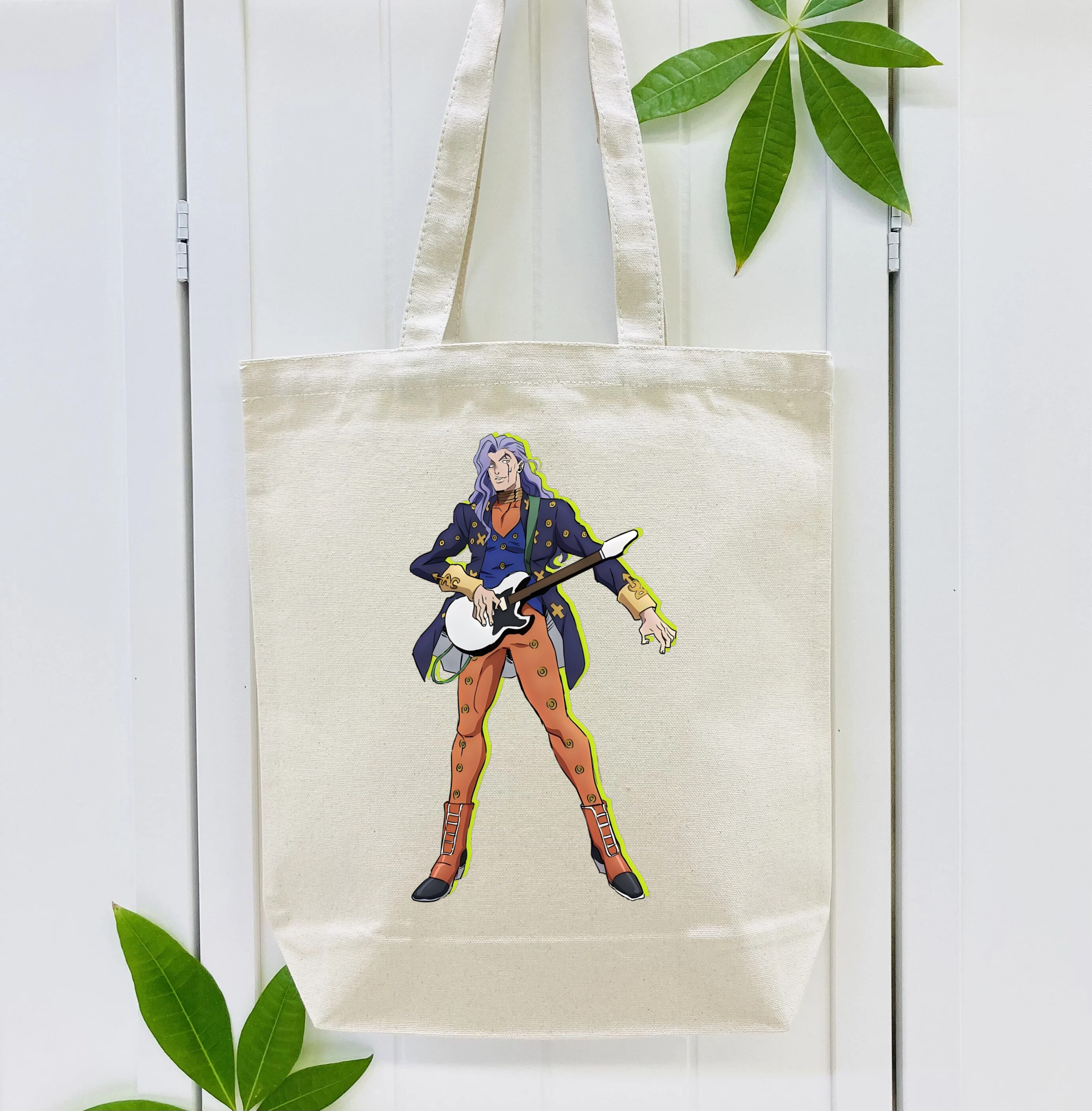 ジョジョの奇妙な冒険 おといし あきら JoJo's Bizarre Adventure Akira Otoishi 縦型キャンバス生地手提げバッグ　トートバッグ