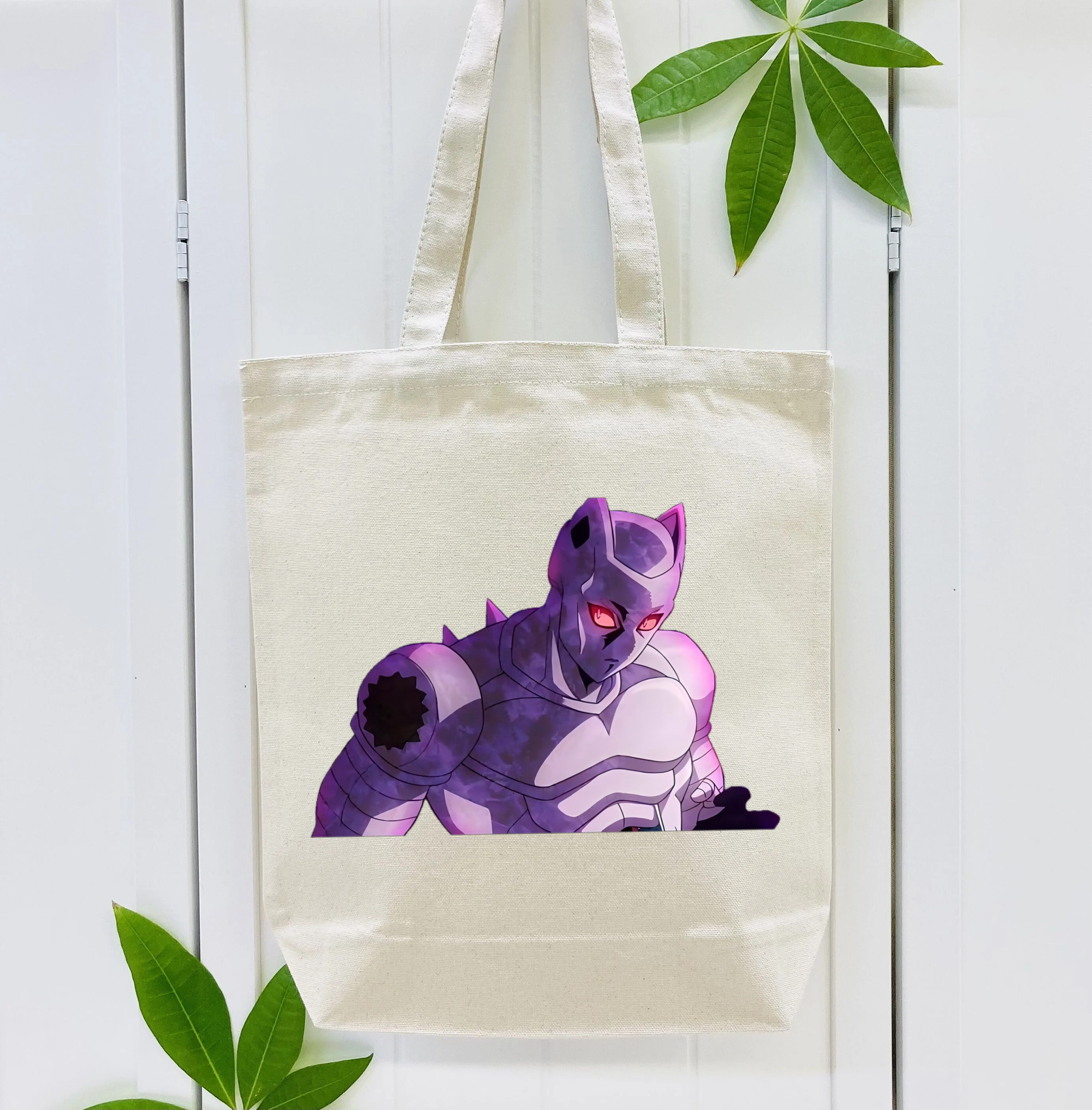 ジョジョの奇妙な冒険 きら よしかげ JoJo's Bizarre Adventure Kira Yoshikage 縦型キャンバス生地手提げバッグ　トートバッグ