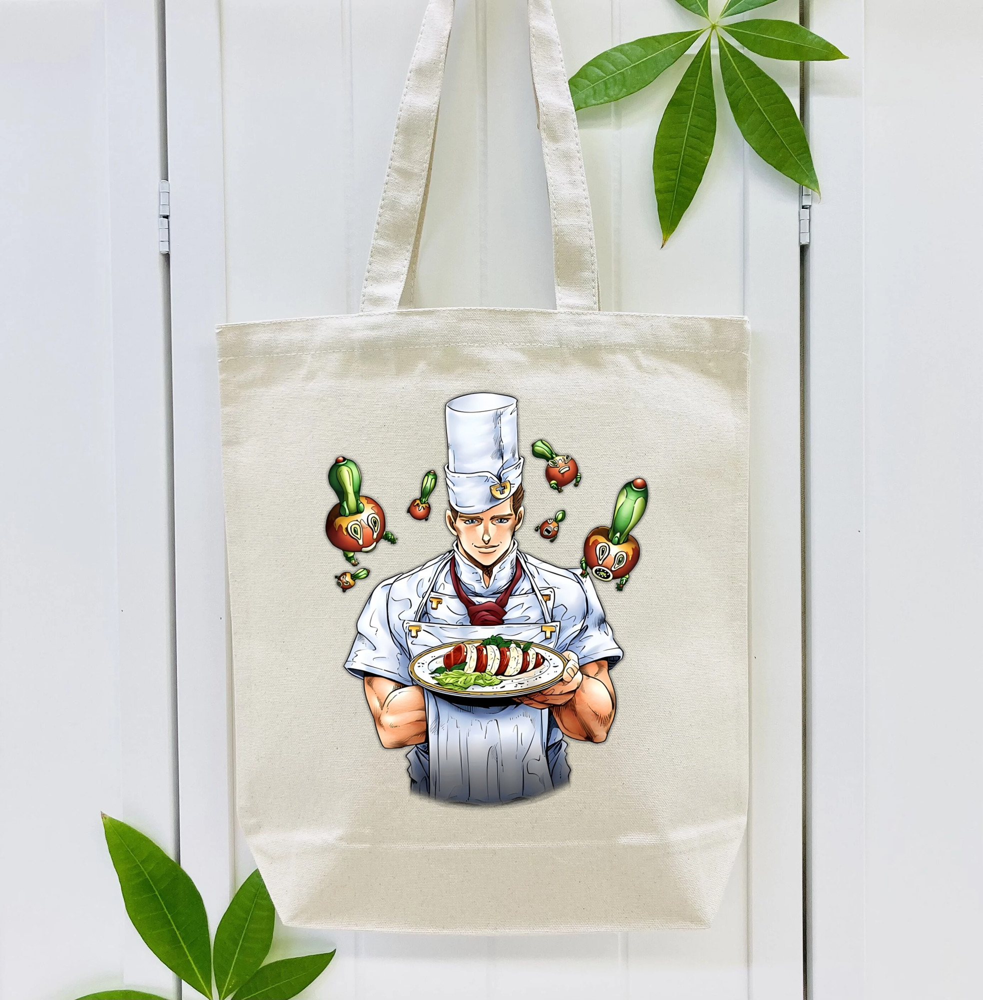 ジョジョの奇妙な冒険 Tonio Trussardi JoJo's Bizarre Adventure トニオ?トラッサルディ 縦型キャンバス生地手提げバッグ　トートバッグ