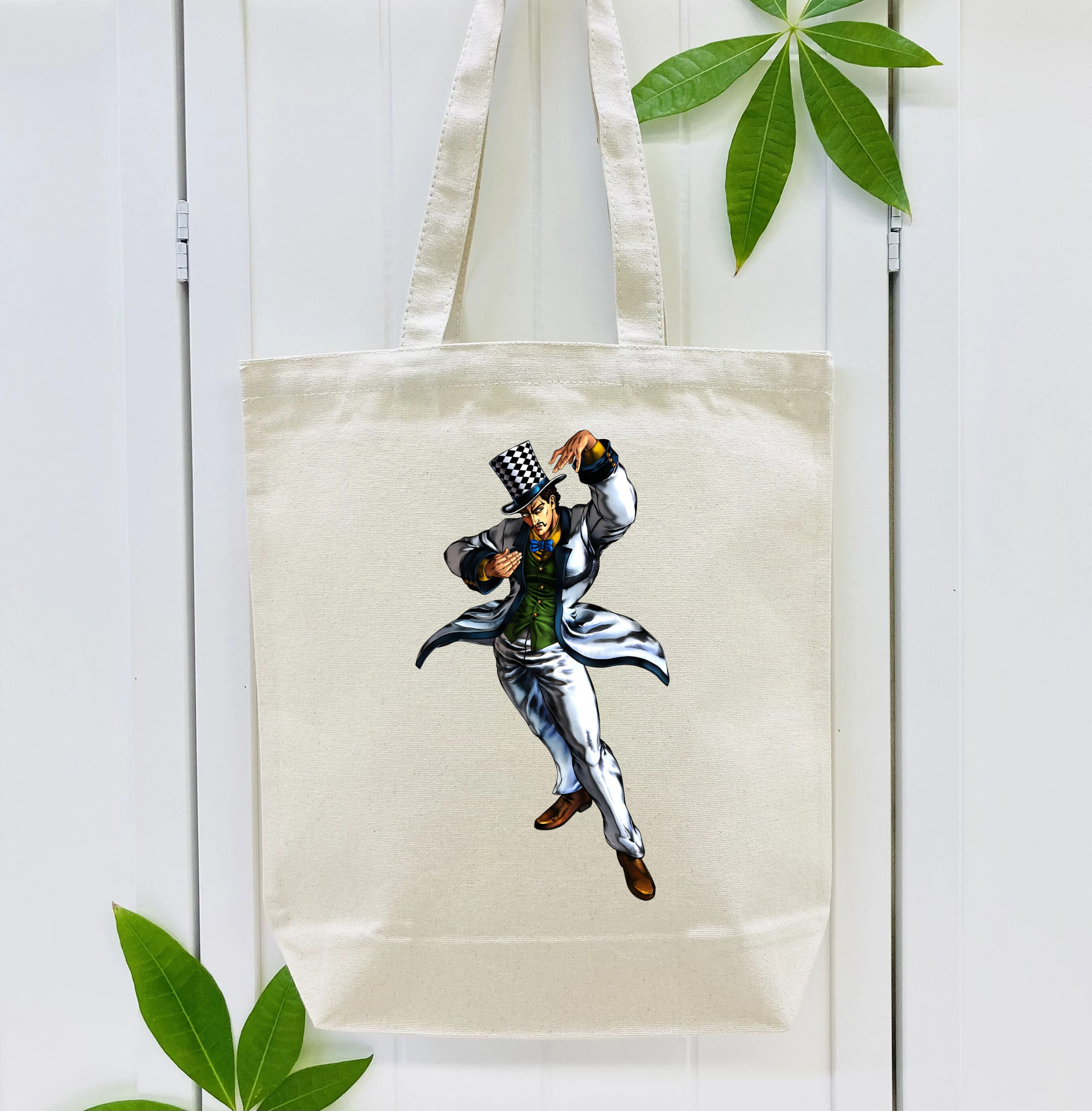 ジョジョの奇妙な冒険 ウィル?アントニオ?ツェペリ JoJo's Bizarre Adventure Will Anthonio Zeppeli 縦型キャンバス生地手提げバッグ　トートバッグ