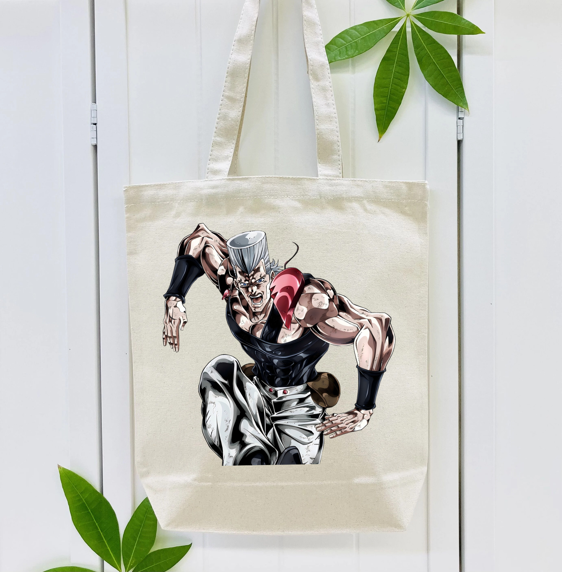 ジョジョの奇妙な冒険 ジャン＝ピエール?ポルナレフ JoJo's Bizarre Adventure Jan Pierre Polnareff 縦型キャンバス生地手提げバッグ　トートバッグ