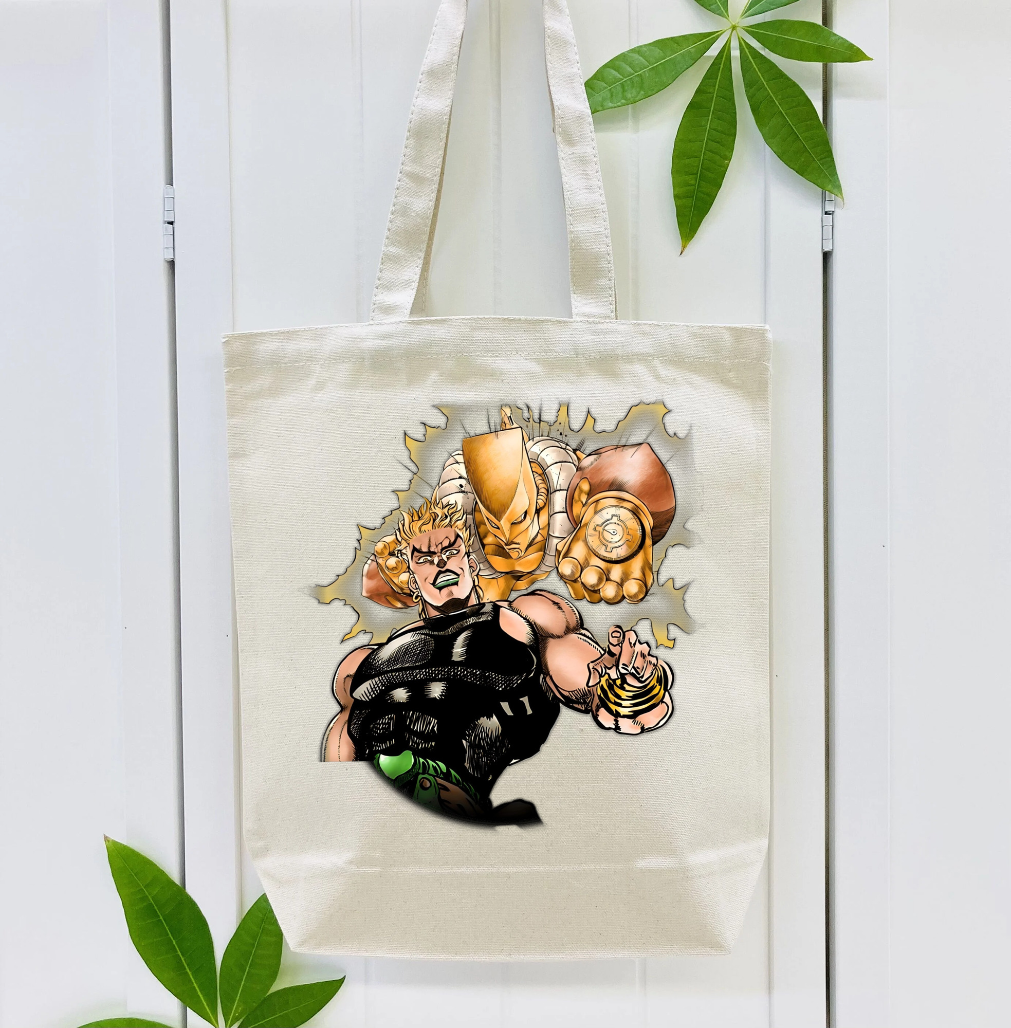 ジョジョの奇妙な冒険 ディオ?ブランドー JoJo's Bizarre Adventure Dio Brando 縦型キャンバス生地手提げバッグ　トートバッグ