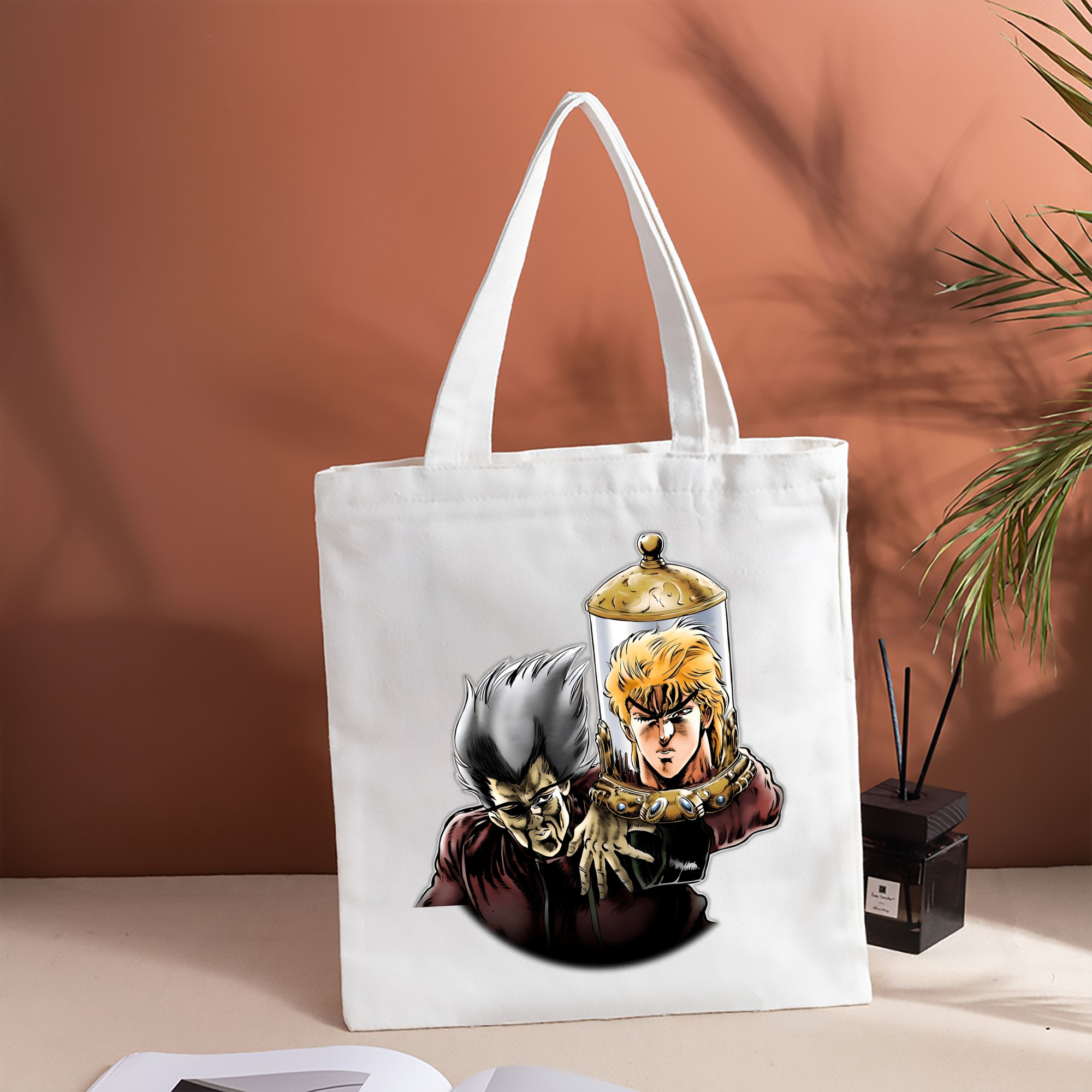 ジョジョの奇妙な冒険 ディオ?ブランドー JoJo's Bizarre Adventure Dio Brando 縦型キャンバス生地手提げバッグ　トートバッグ