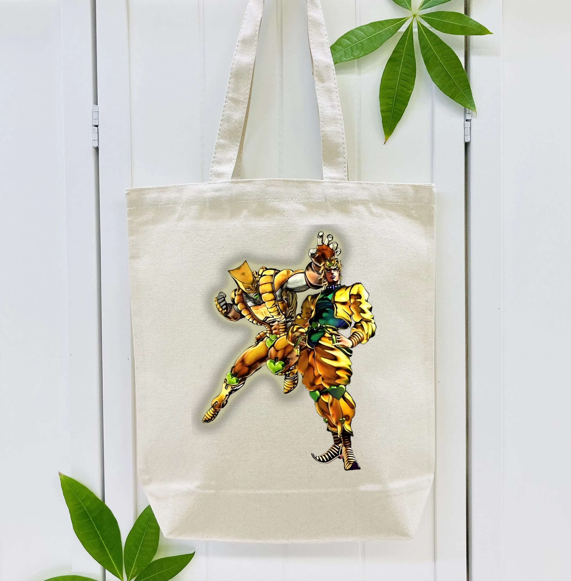 ジョジョの奇妙な冒険 ディオ?ブランドー JoJo's Bizarre Adventure Dio Brando 縦型キャンバス生地手提げバッグ　トートバッグ