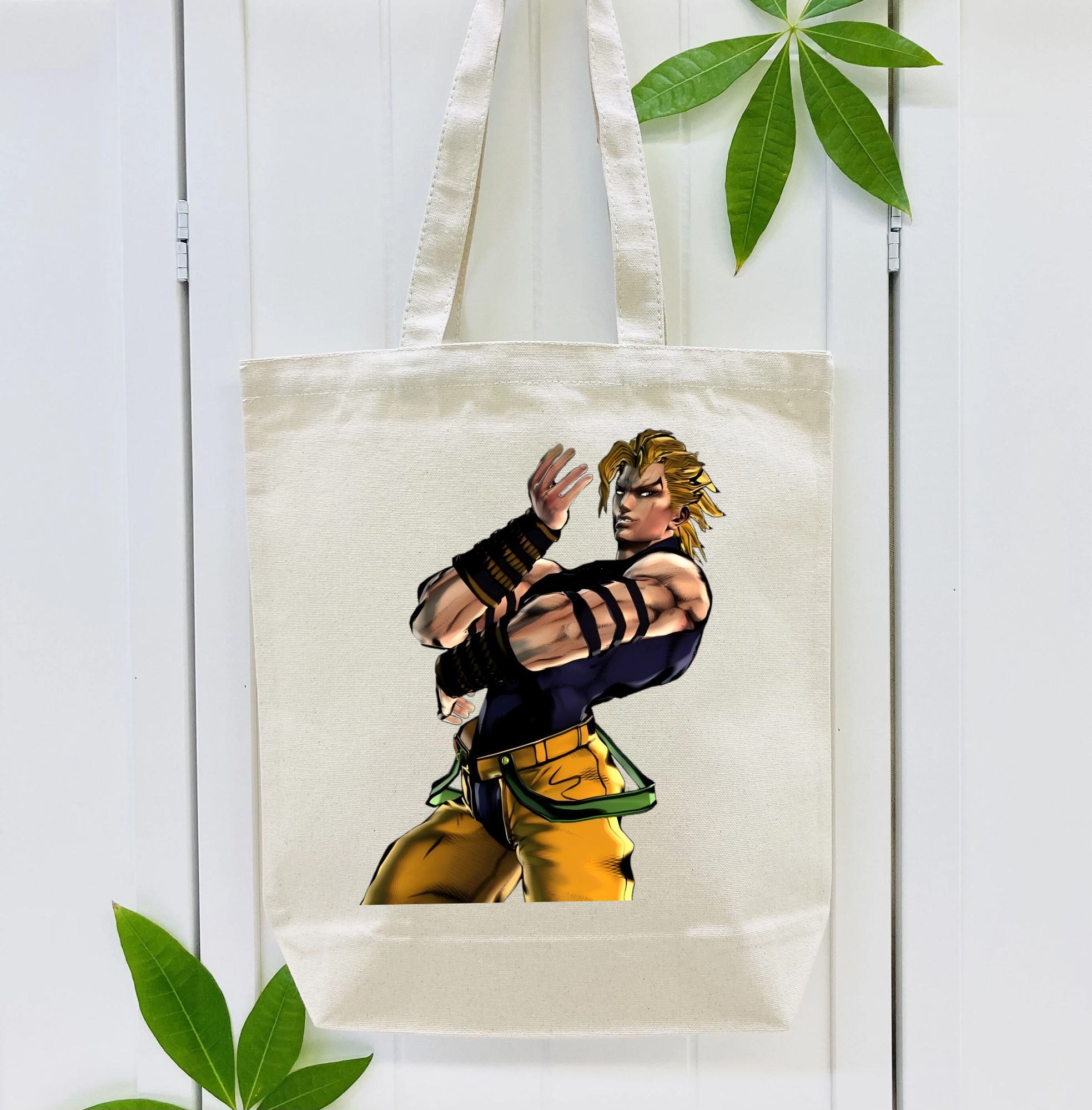 ジョジョの奇妙な冒険 ディオ?ブランドー JoJo's Bizarre Adventure Dio Brando 縦型キャンバス生地手提げバッグ　トートバッグ