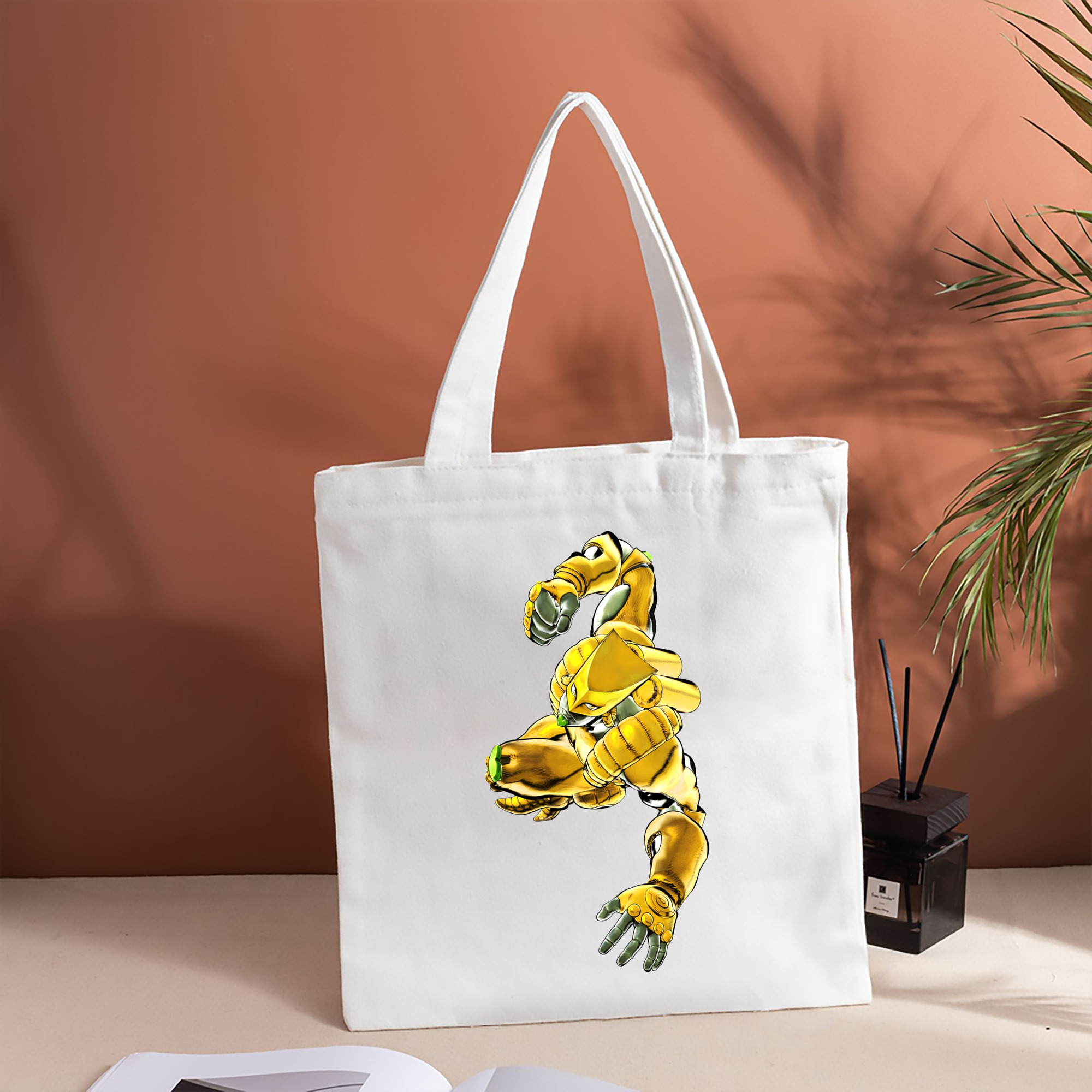 ジョジョの奇妙な冒険 ディオ?ブランドー JoJo's Bizarre Adventure Dio Brando 縦型キャンバス生地手提げバッグ　トートバッグ