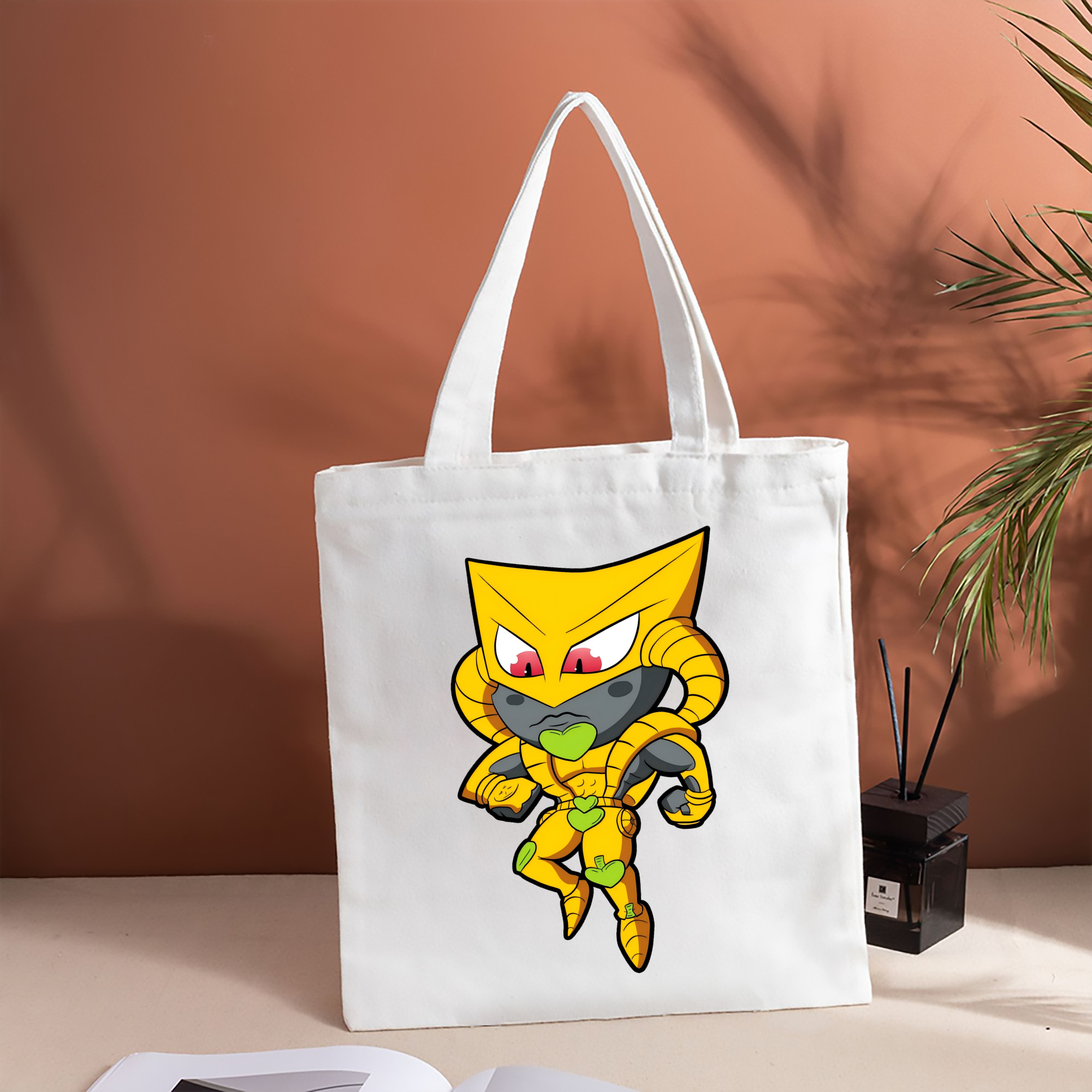 ジョジョの奇妙な冒険 ディオ?ブランドー JoJo's Bizarre Adventure Dio Brando 縦型キャンバス生地手提げバッグ　トートバッグ