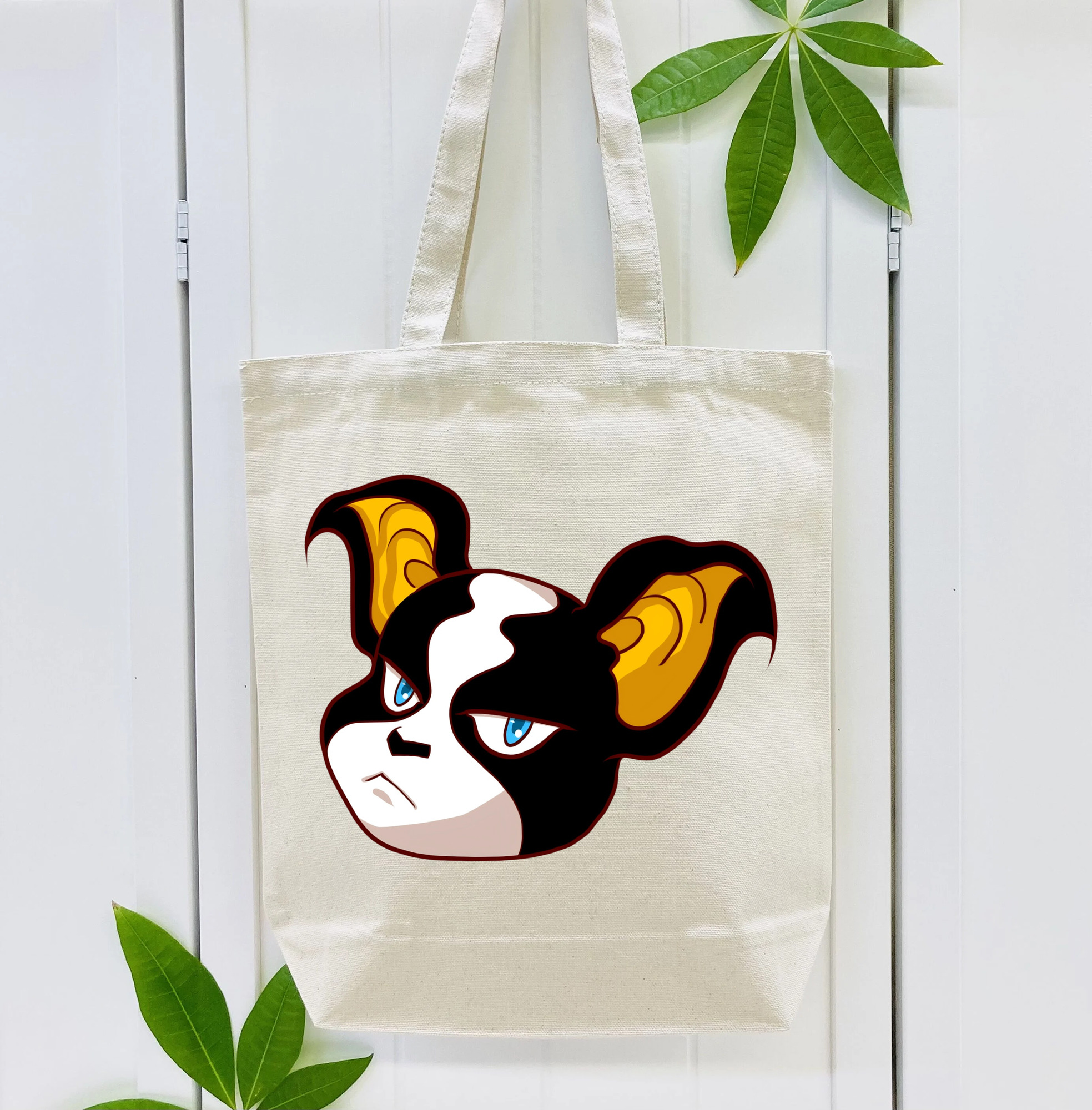ジョジョの奇妙な冒険 イギー JoJo's Bizarre Adventure Iggy 縦型キャンバス生地手提げバッグ　トートバッグ