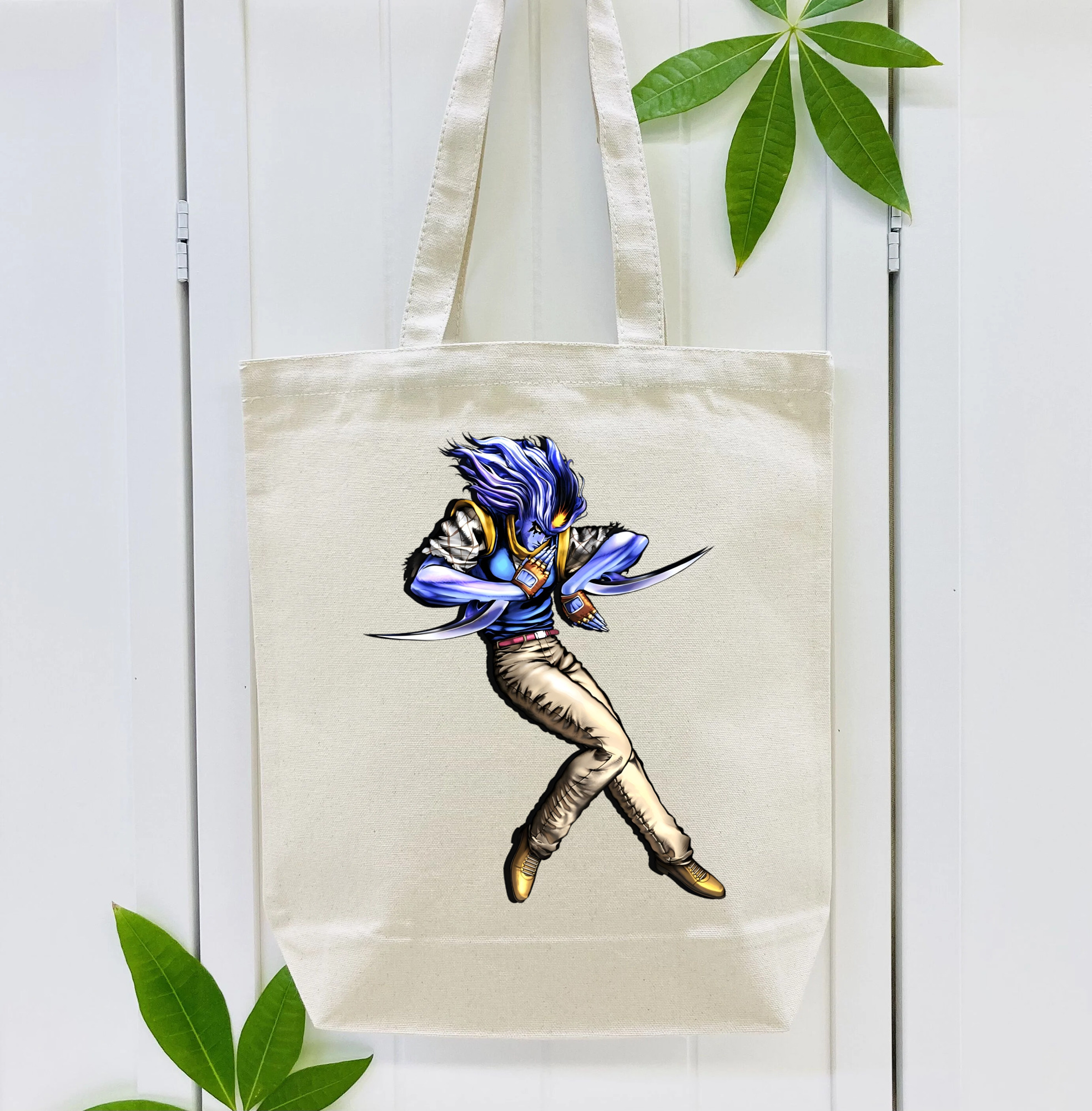 ジョジョの奇妙な冒険 JoJo's Bizarre Adventure 縦型キャンバス生地手提げバッグ　トートバッグ