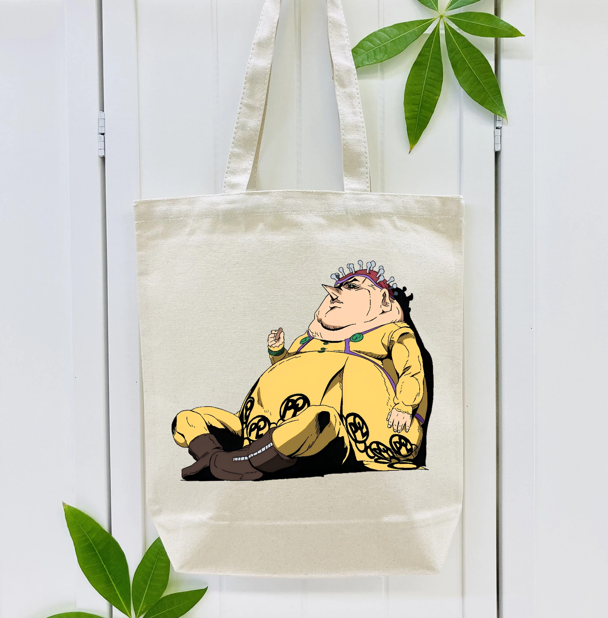 ジョジョの奇妙な冒険 ポルポ JoJo's Bizarre Adventure Polpo 縦型キャンバス生地手提げバッグ　トートバッグ