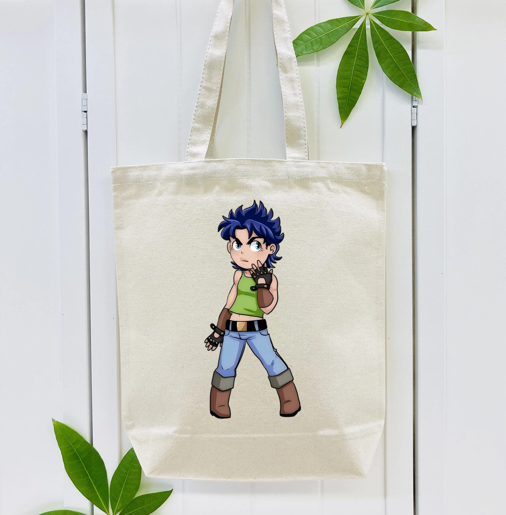 ジョジョの奇妙な冒険 広瀨康一 JoJo's Bizarre Adventure Hirose Koichi 縦型キャンバス生地手提げバッグ　トートバッグ